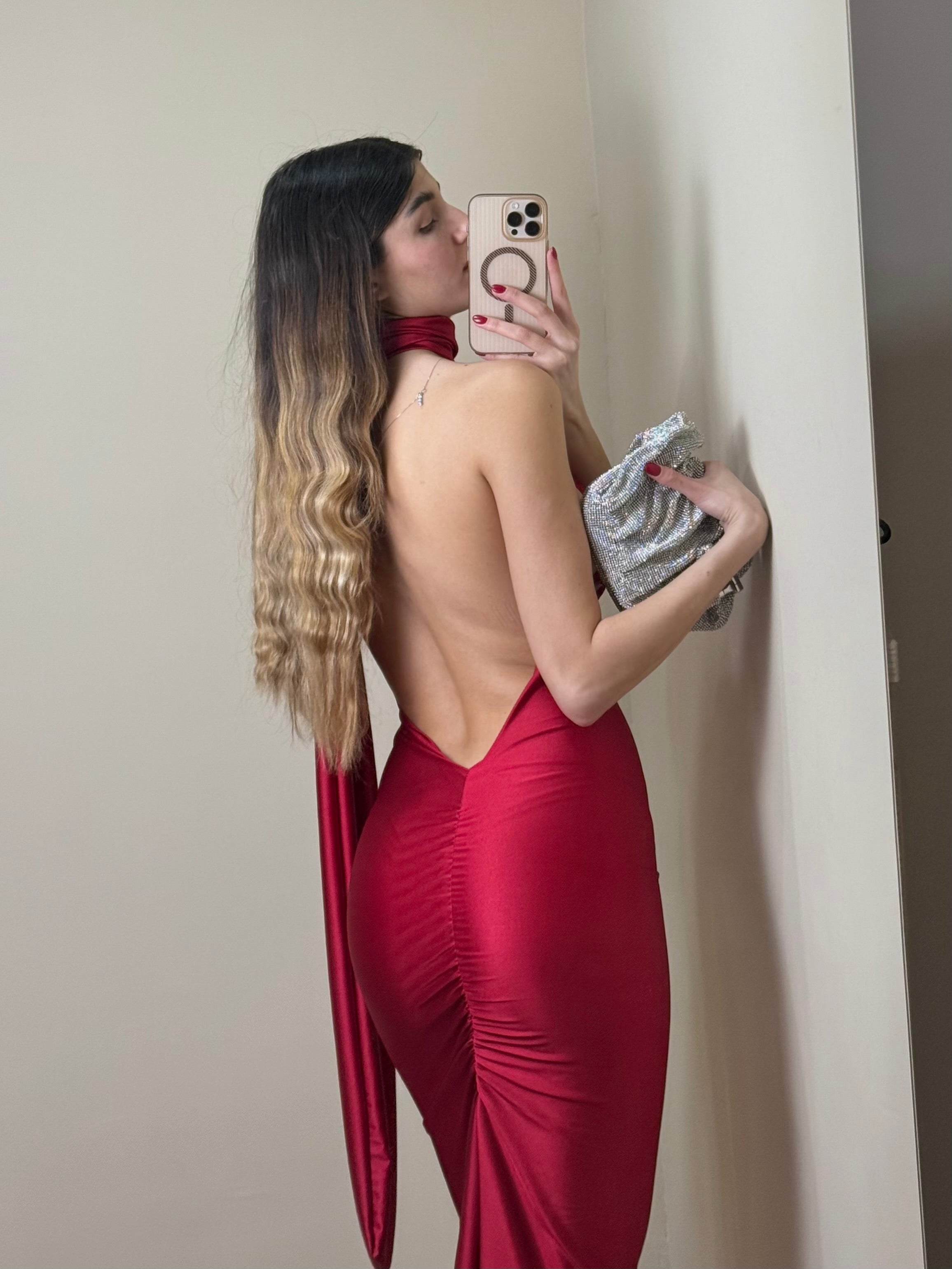 Dress Imperial rosso - LadyB Shop Online