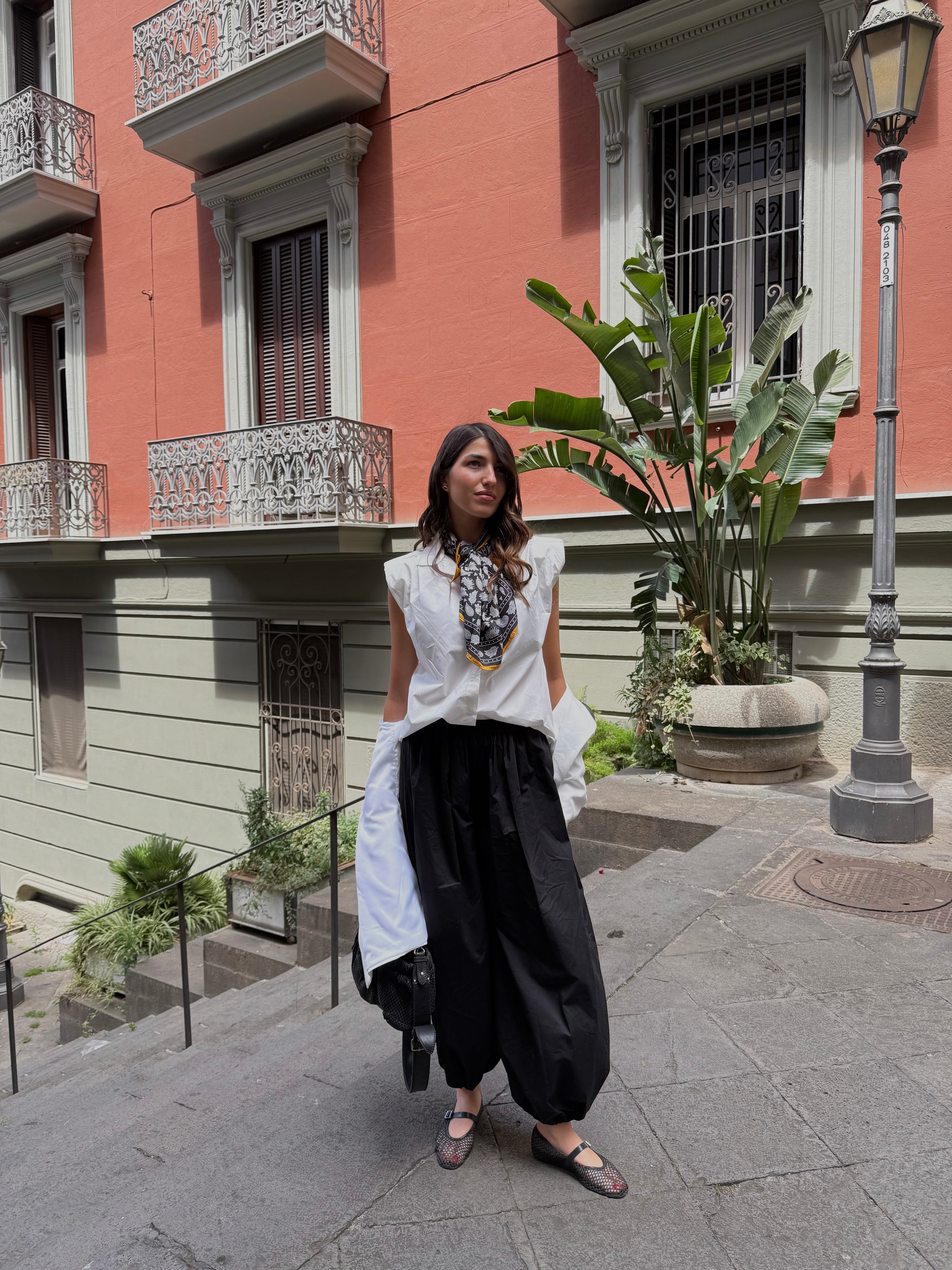 Pantalone palloncino in cotone - LadyB Shop Online