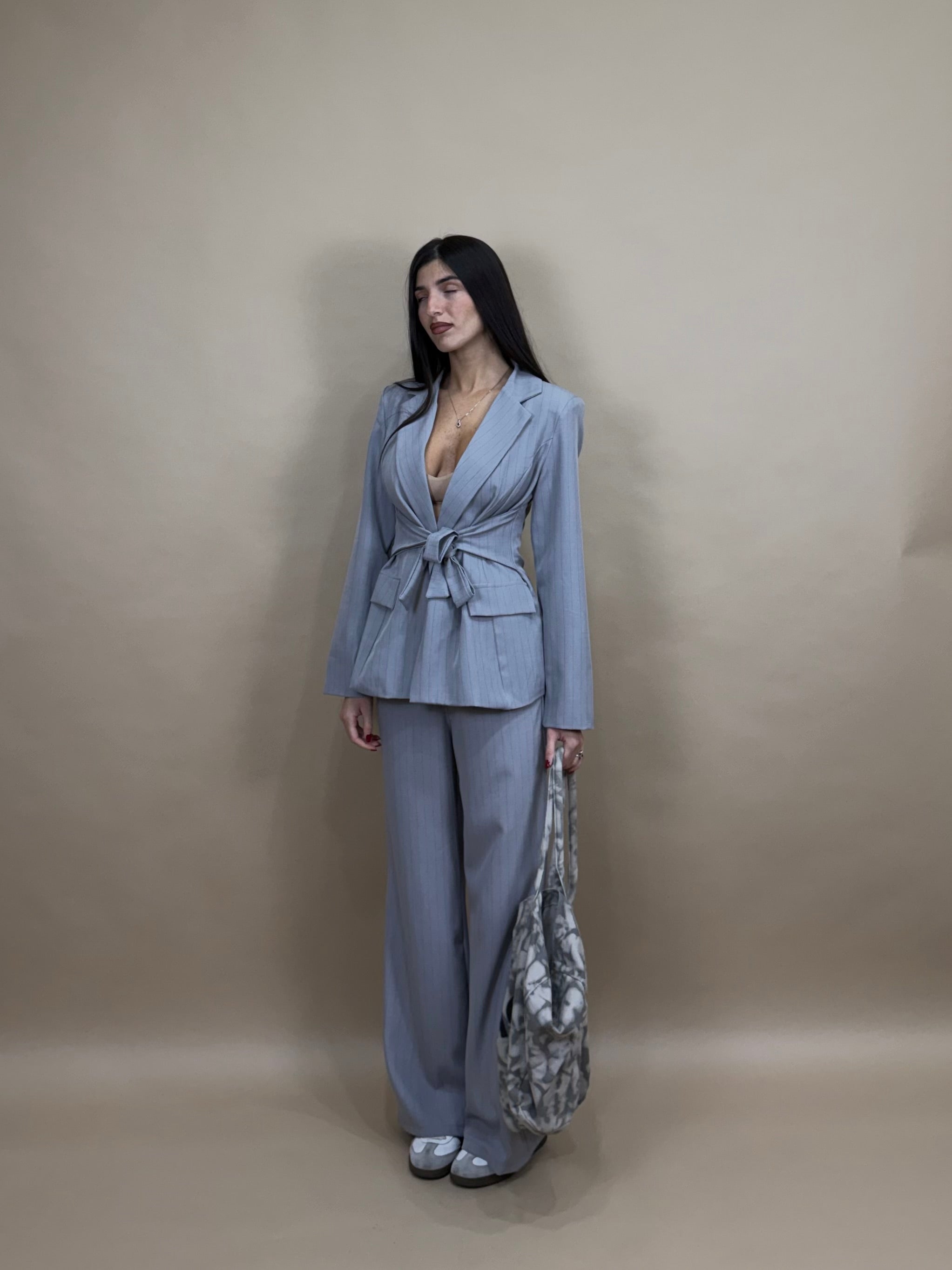 Tailleur Clea grigio