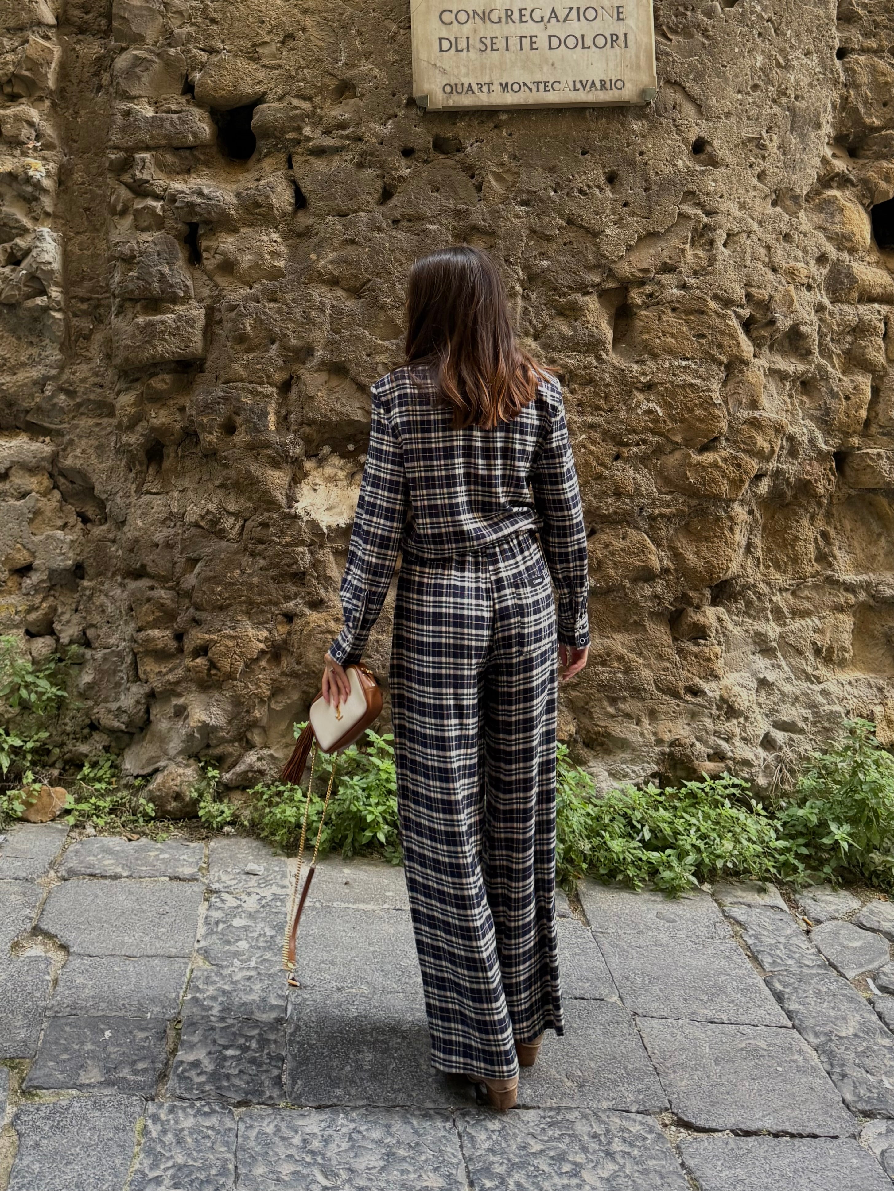 Coordinato quadroni blu by lumina - LadyB Shop Online