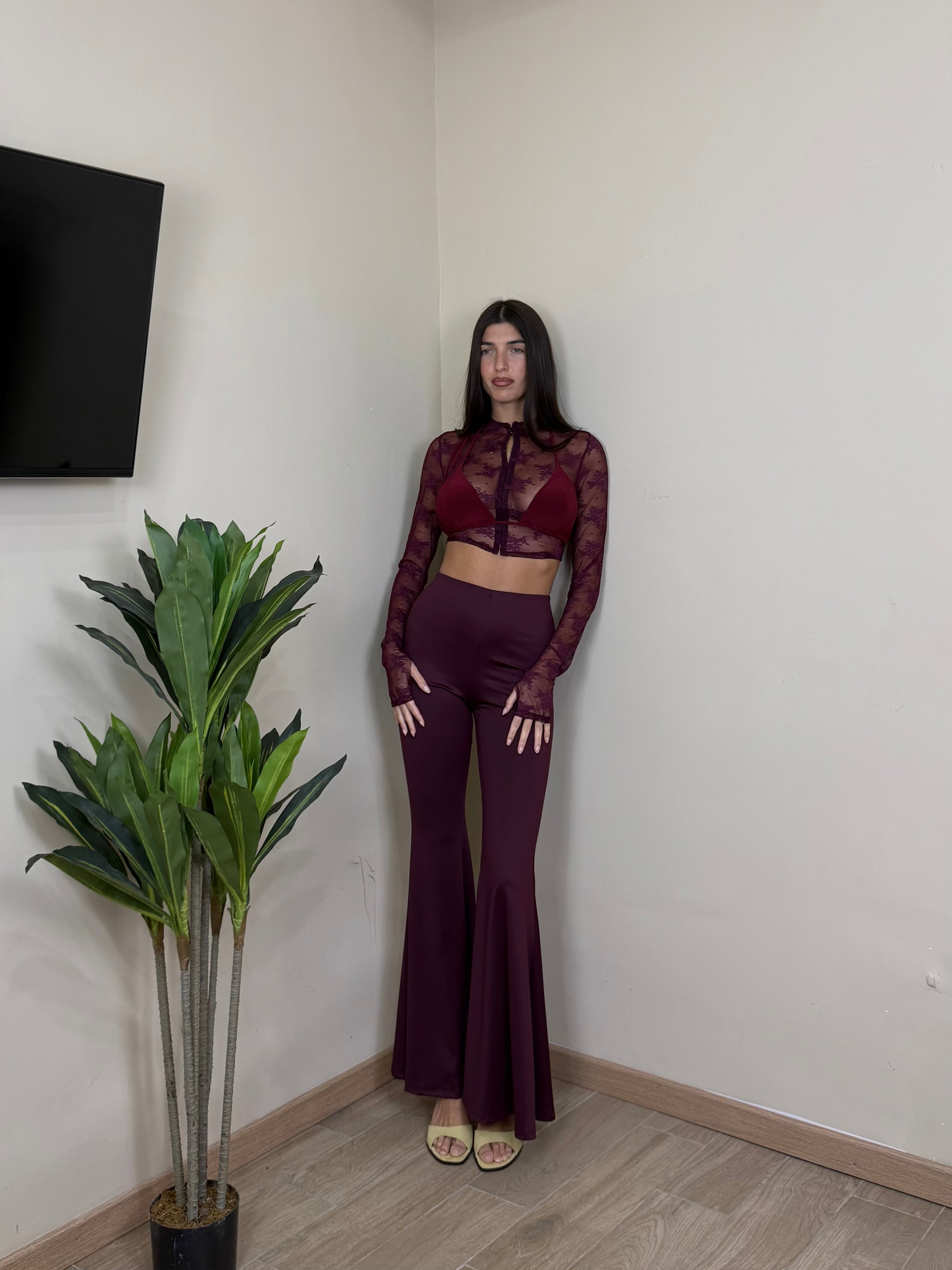 Coordinato Tania bordeaux