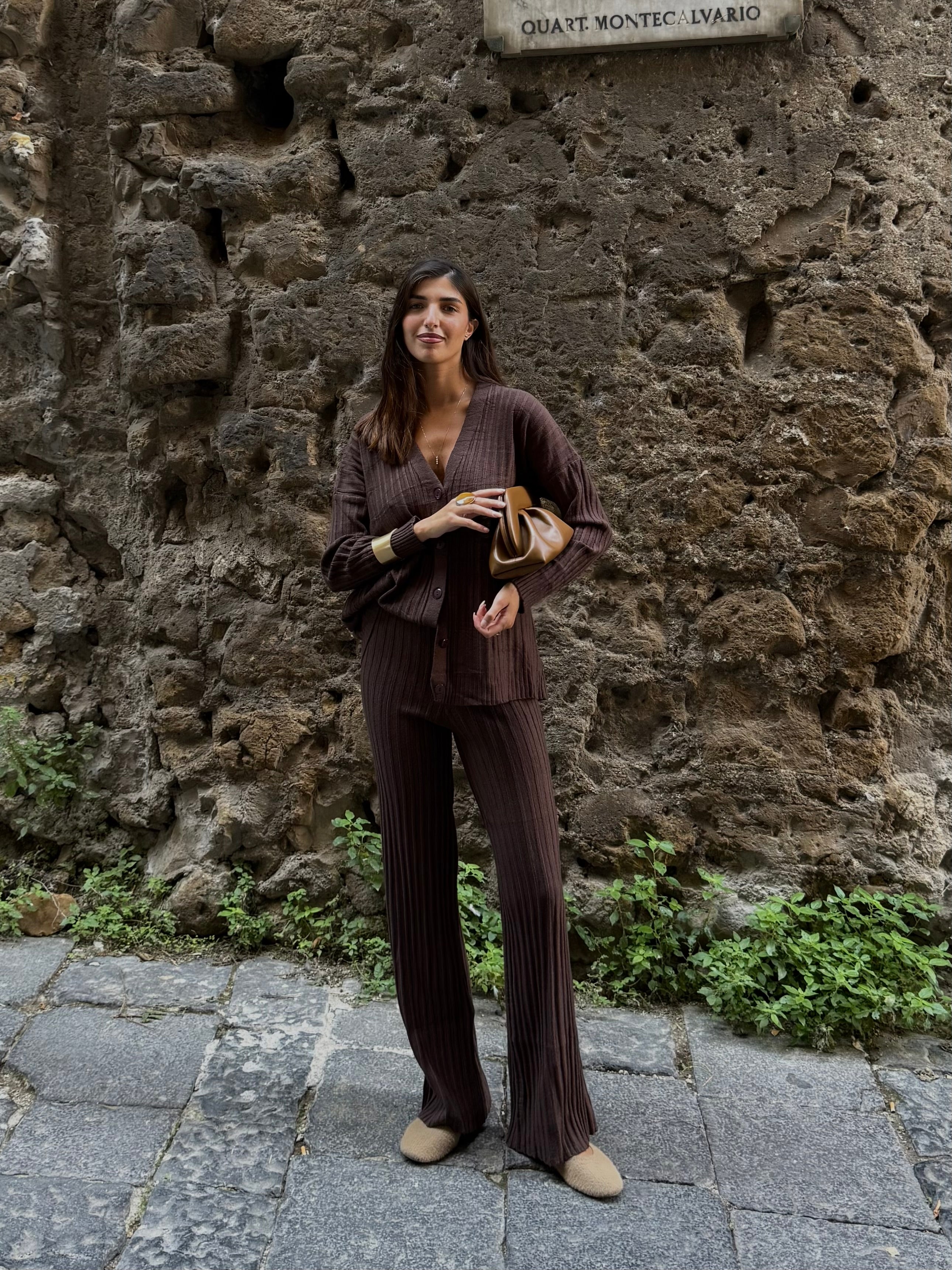 Coordinato comfy marrone