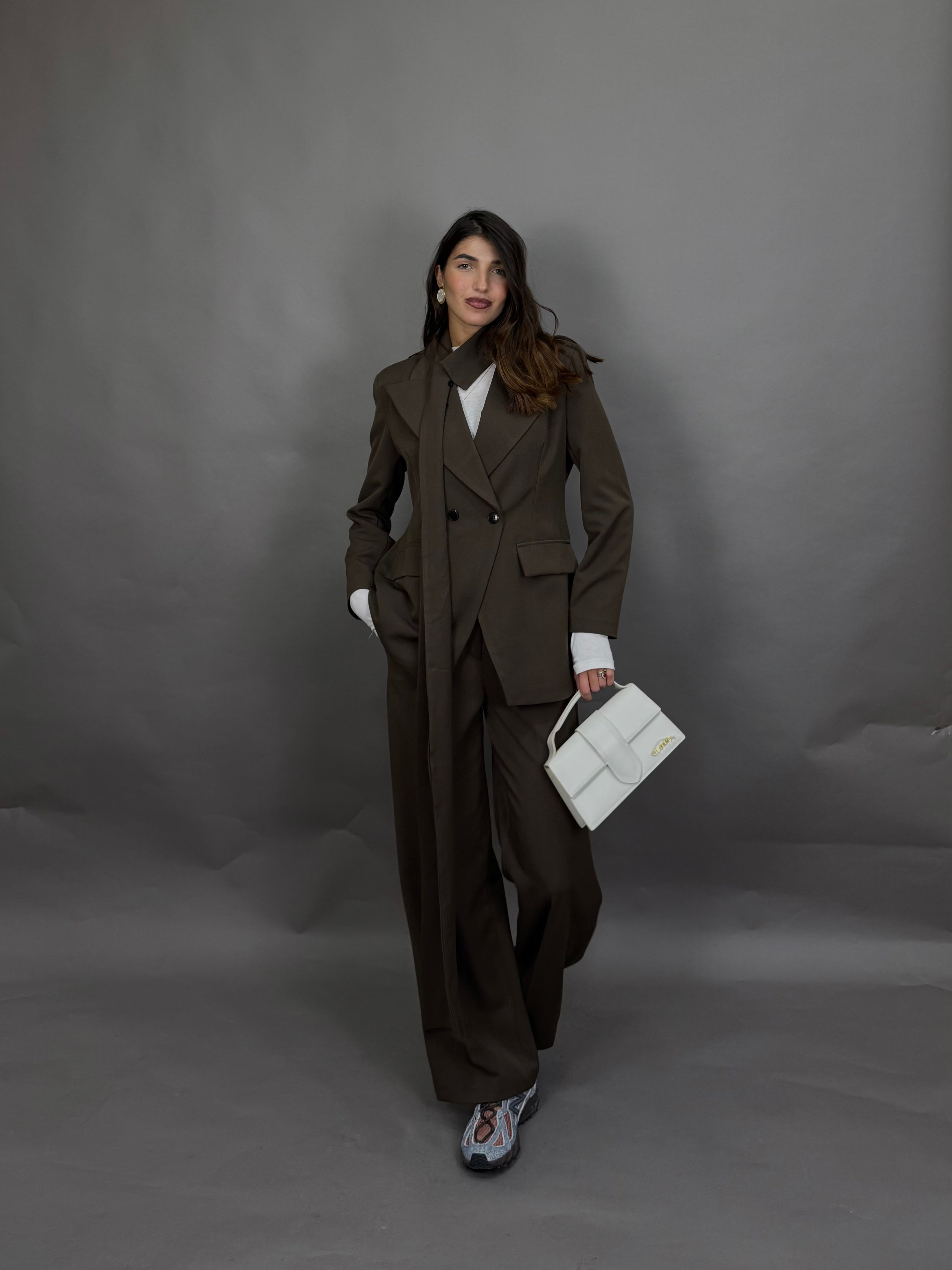 Tailleur Elena marrone