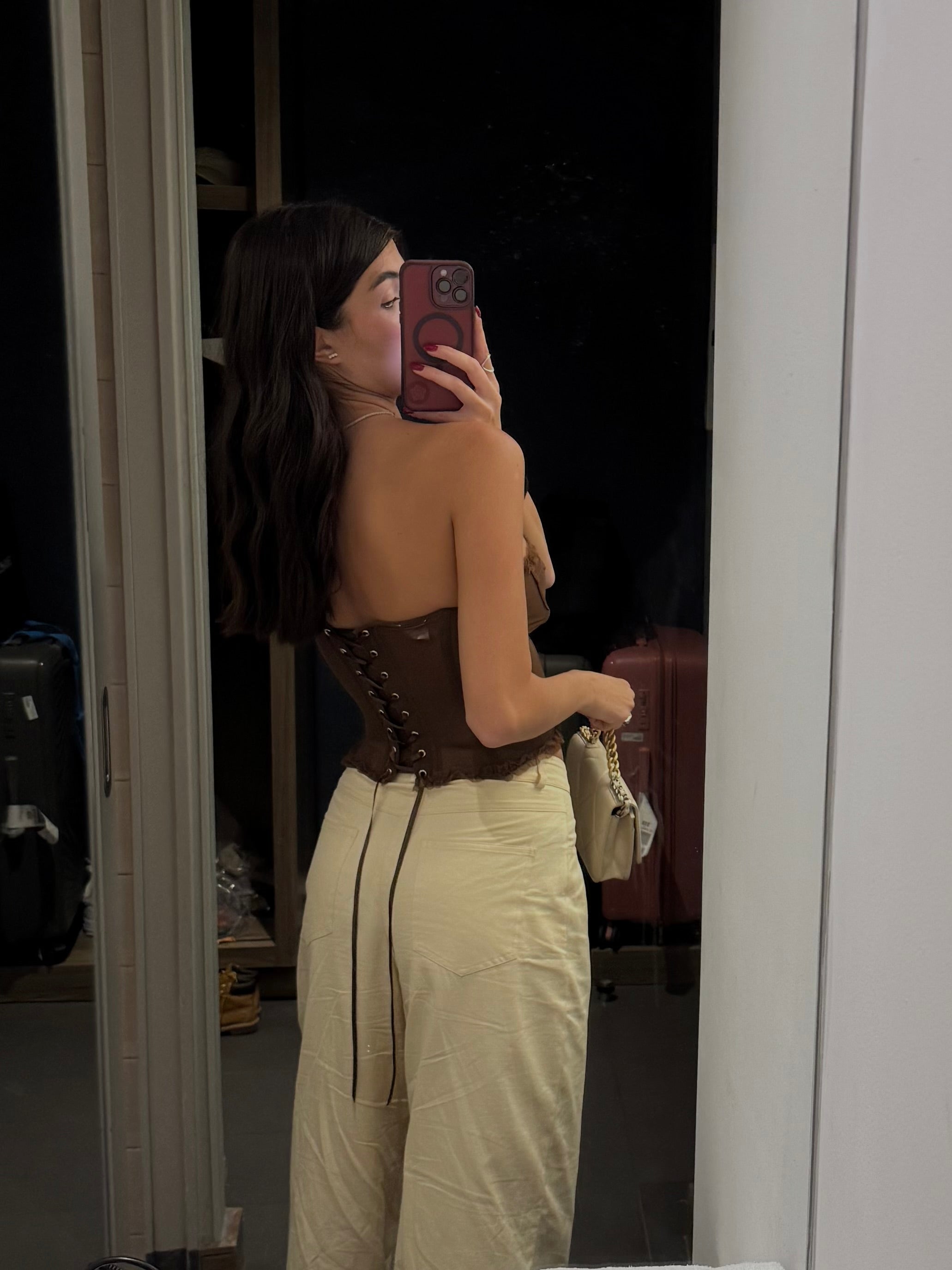 Corpetto marrone
