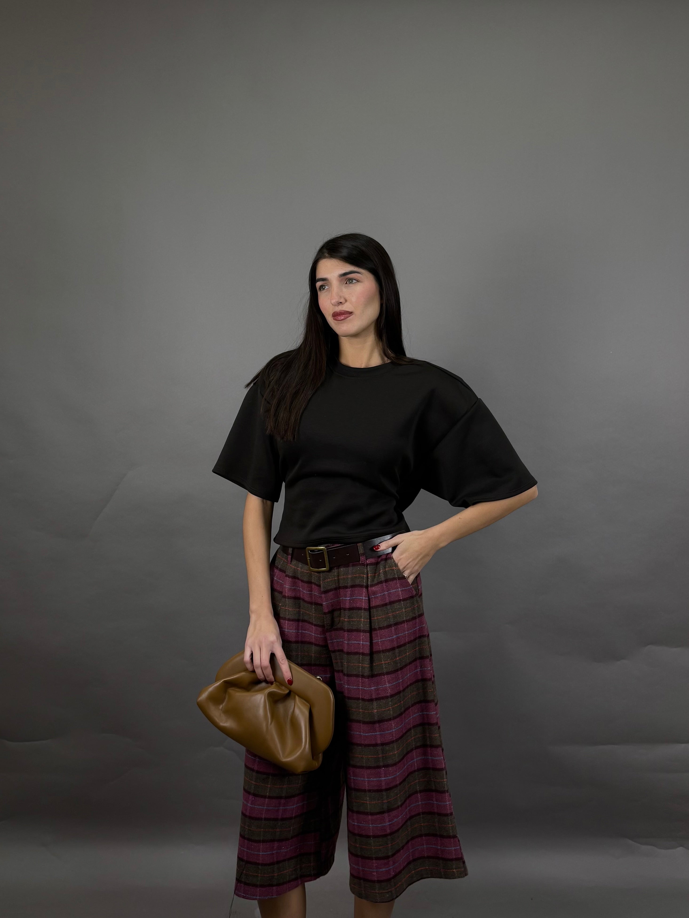 Maglia in felpa marrone