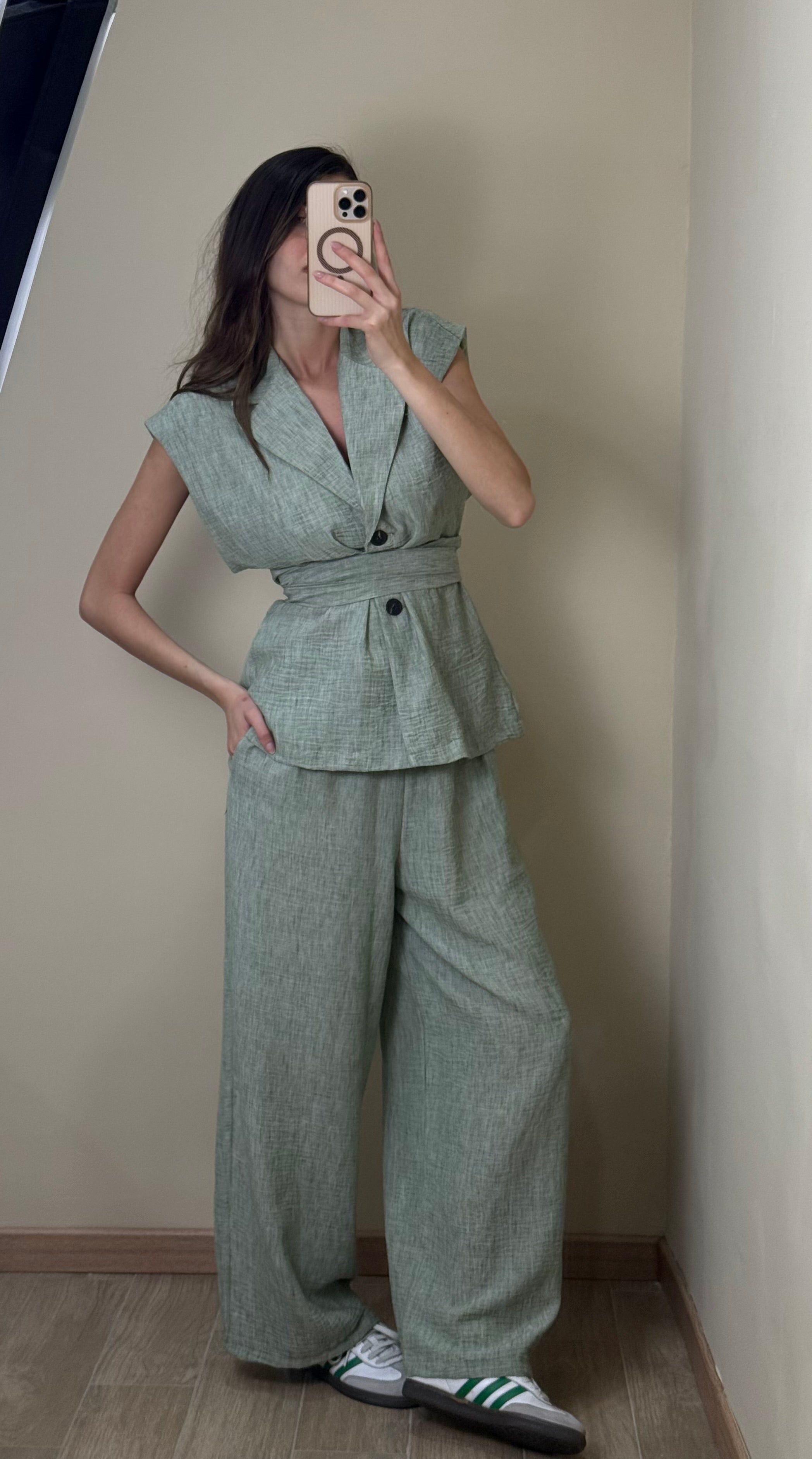 Tailleur Jane verde