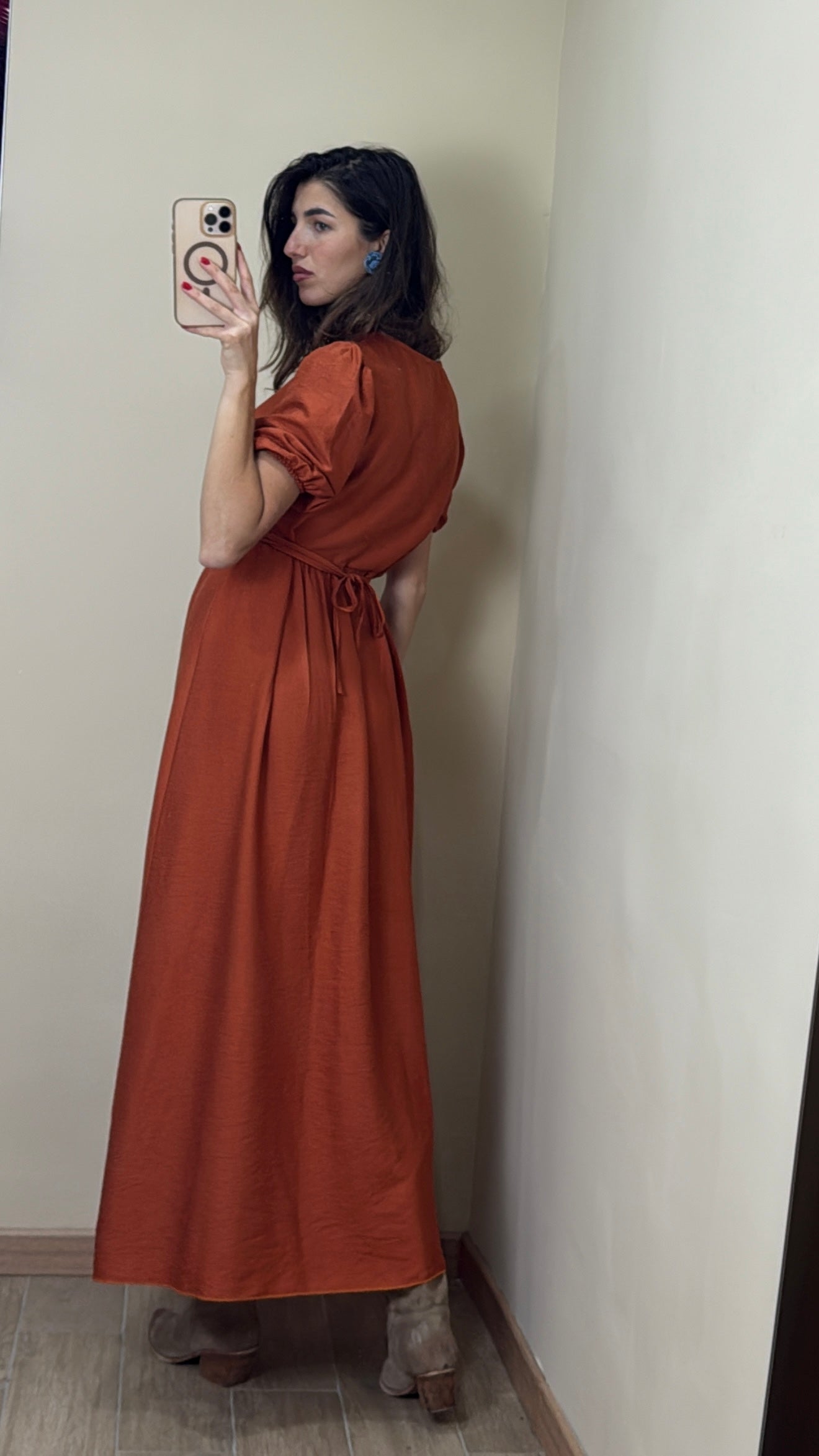 Dress Lucy ruggine - LadyB Shop Online