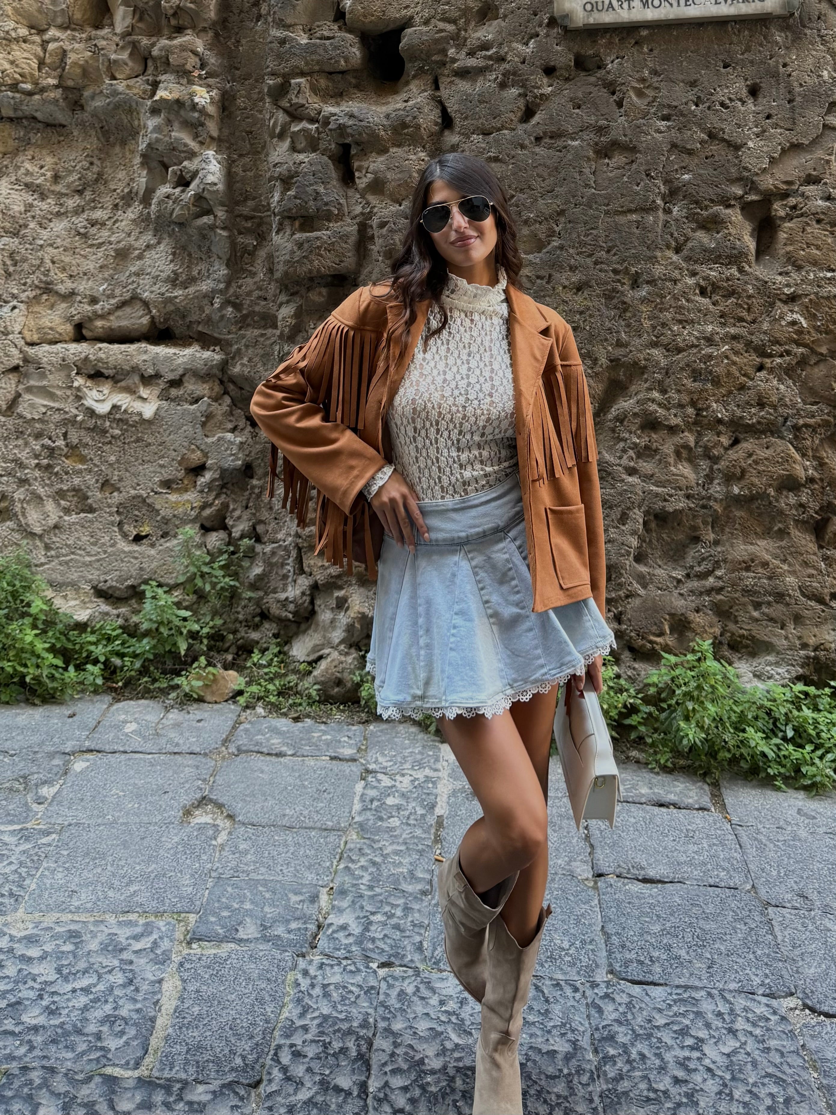 Gonna/pantaloncino in jeans