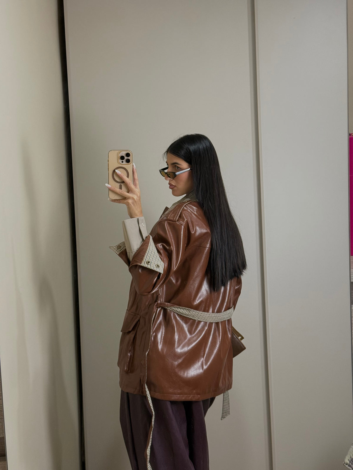 Giacca in pelle Ross