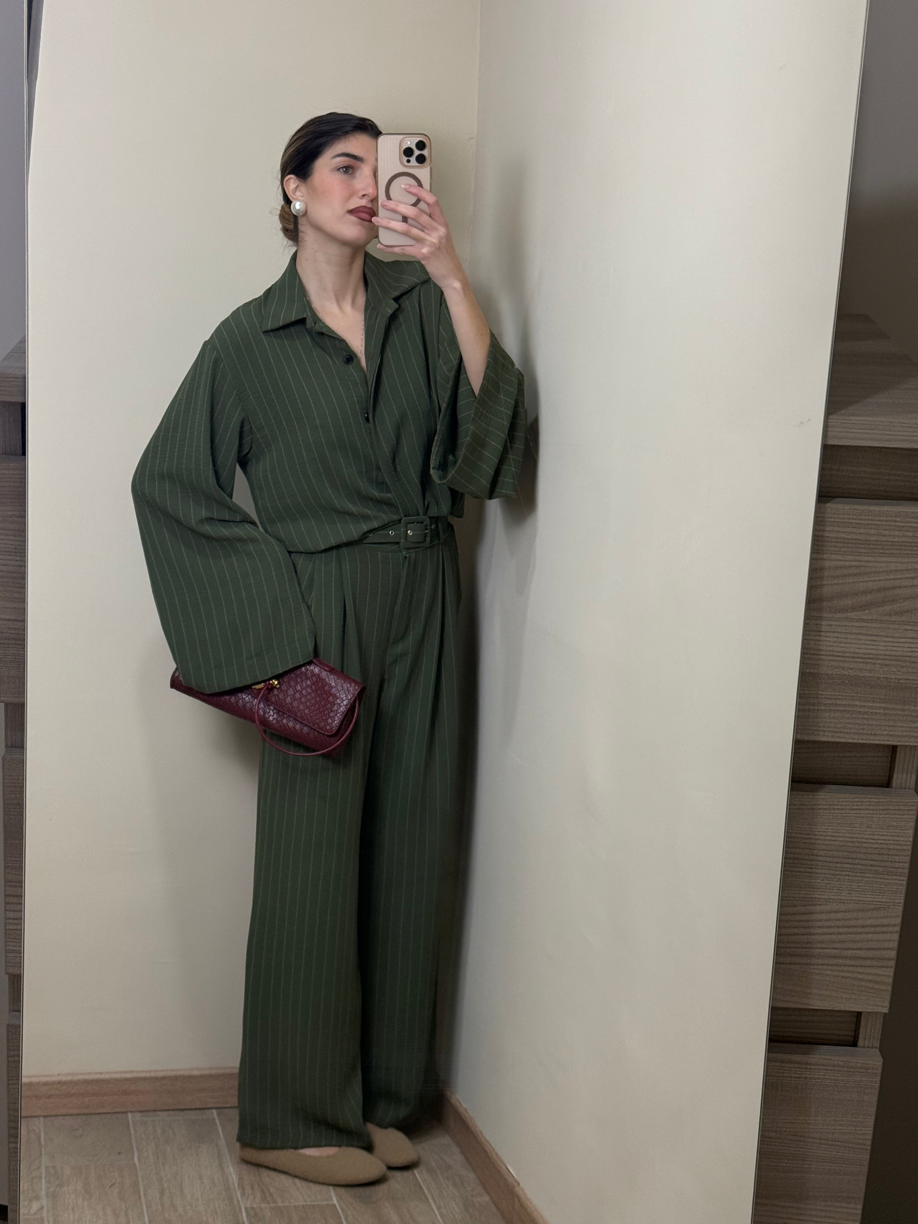 Coordinato Comfy e Chic verde - LadyB Shop Online