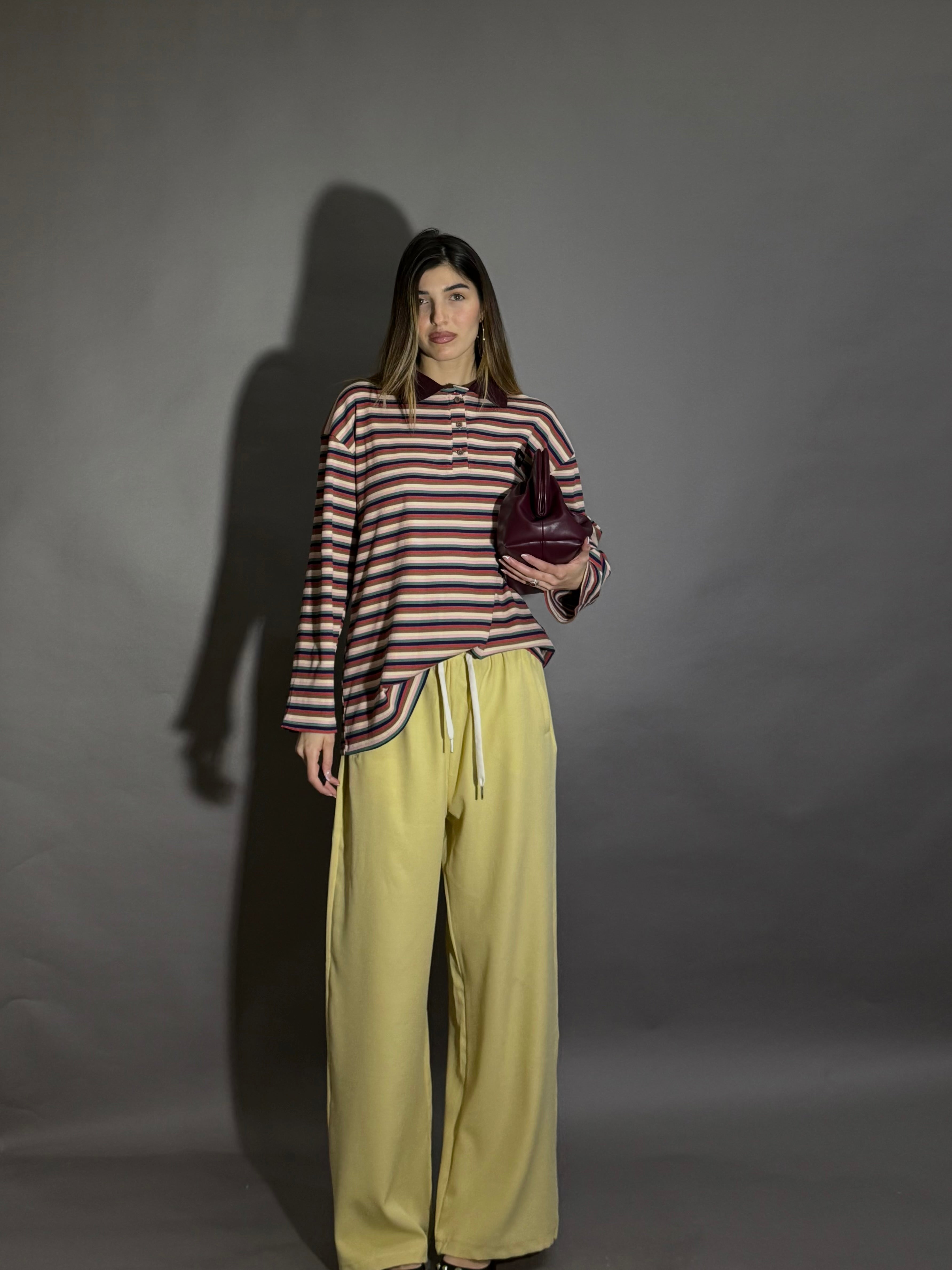 Panta laccio giallo - LadyB Shop Online