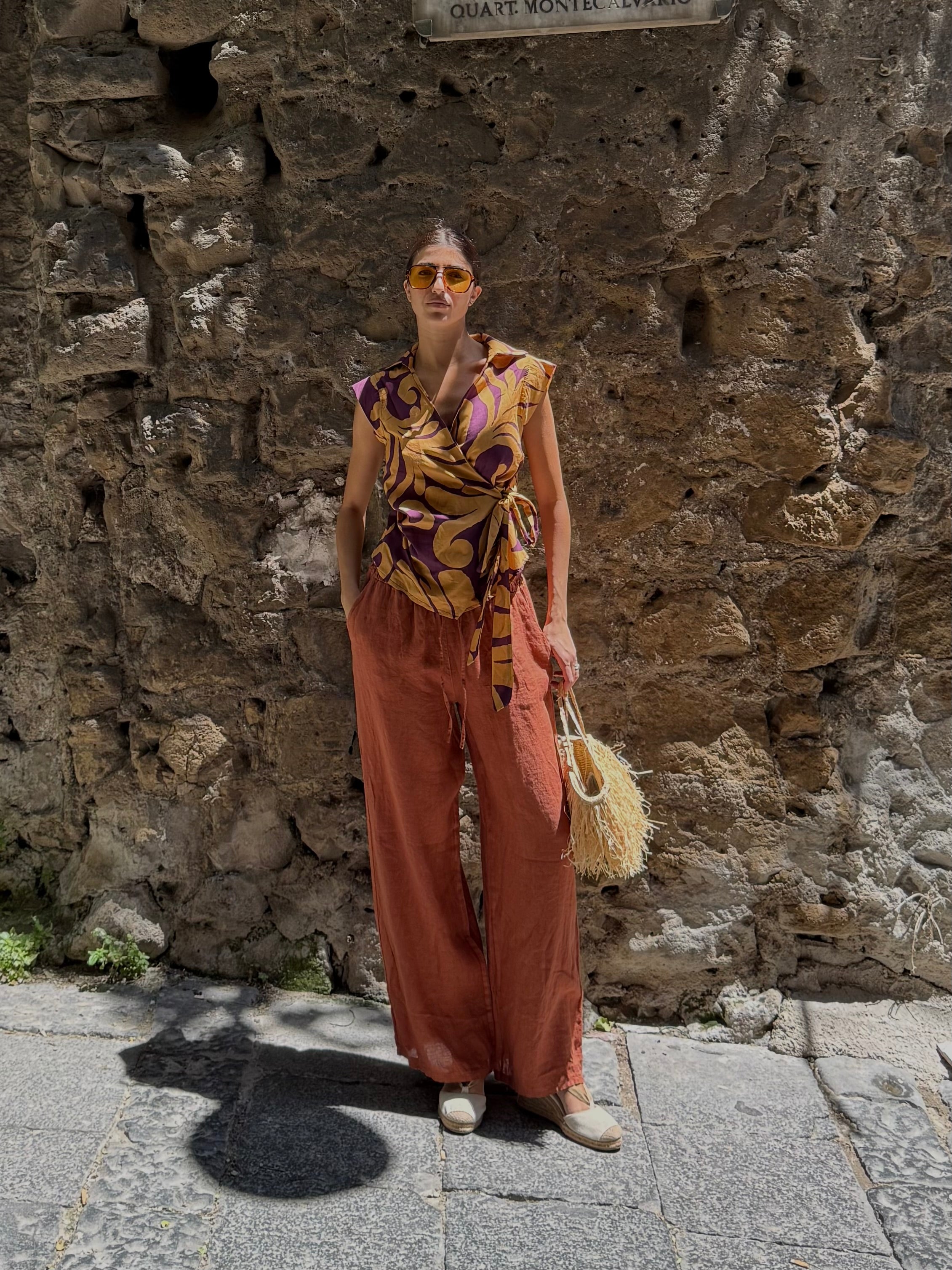 Pantalone in lino