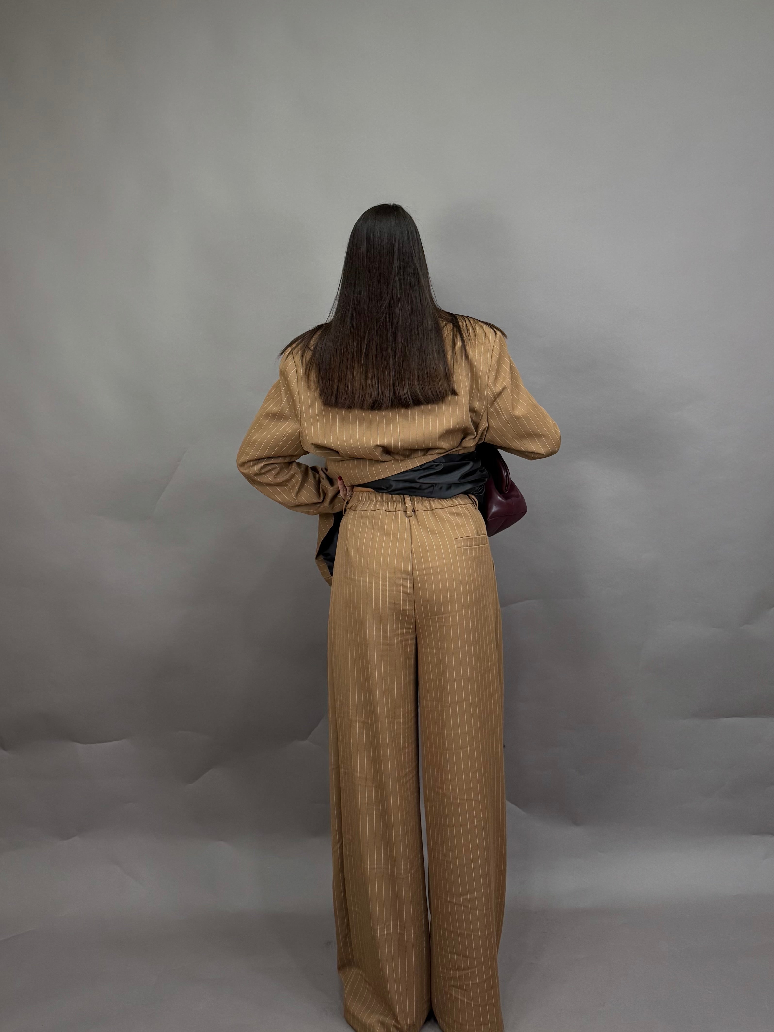Pantalone gessato lumina