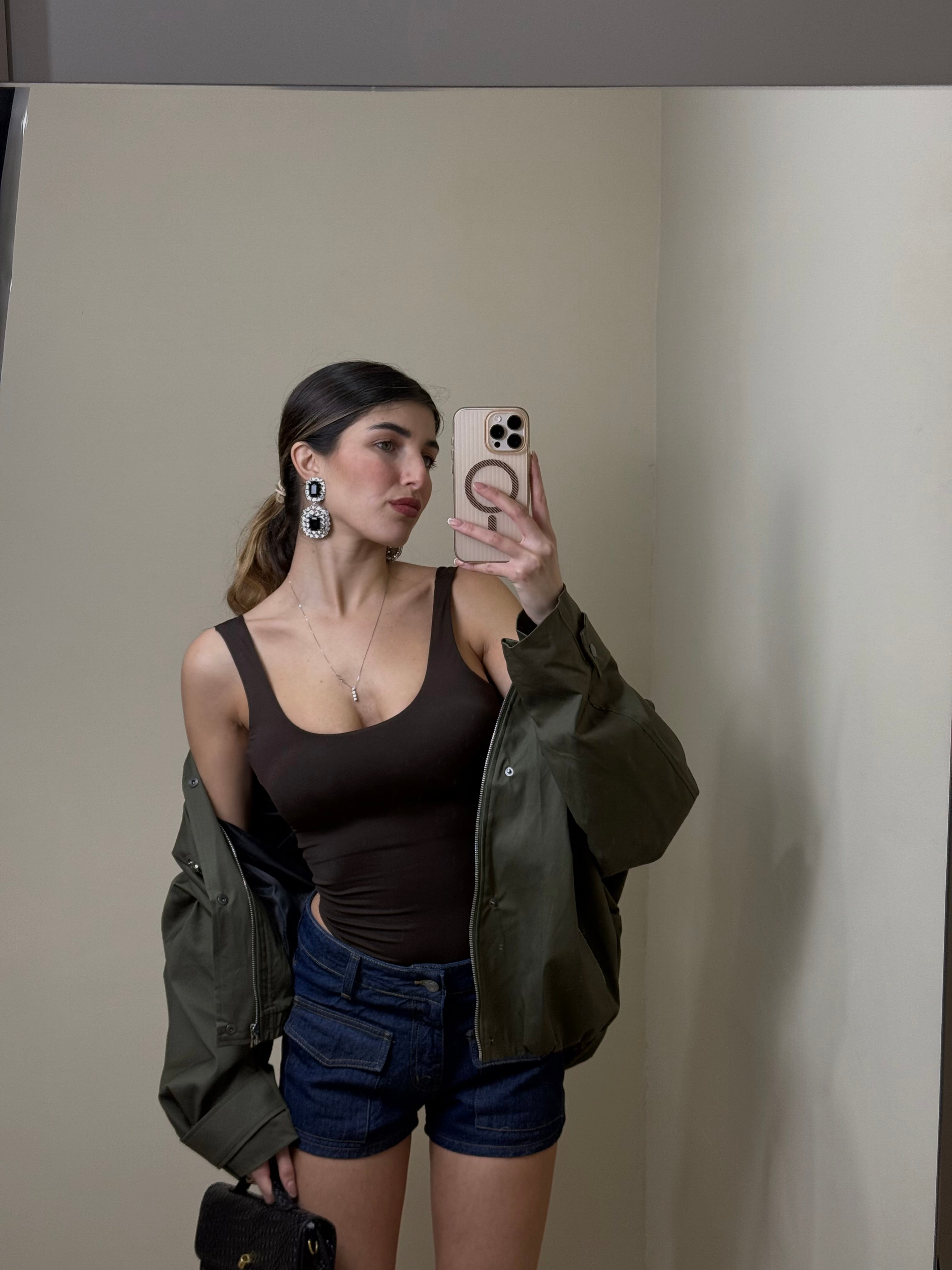 Body contenitivo marrone - LadyB Shop Online