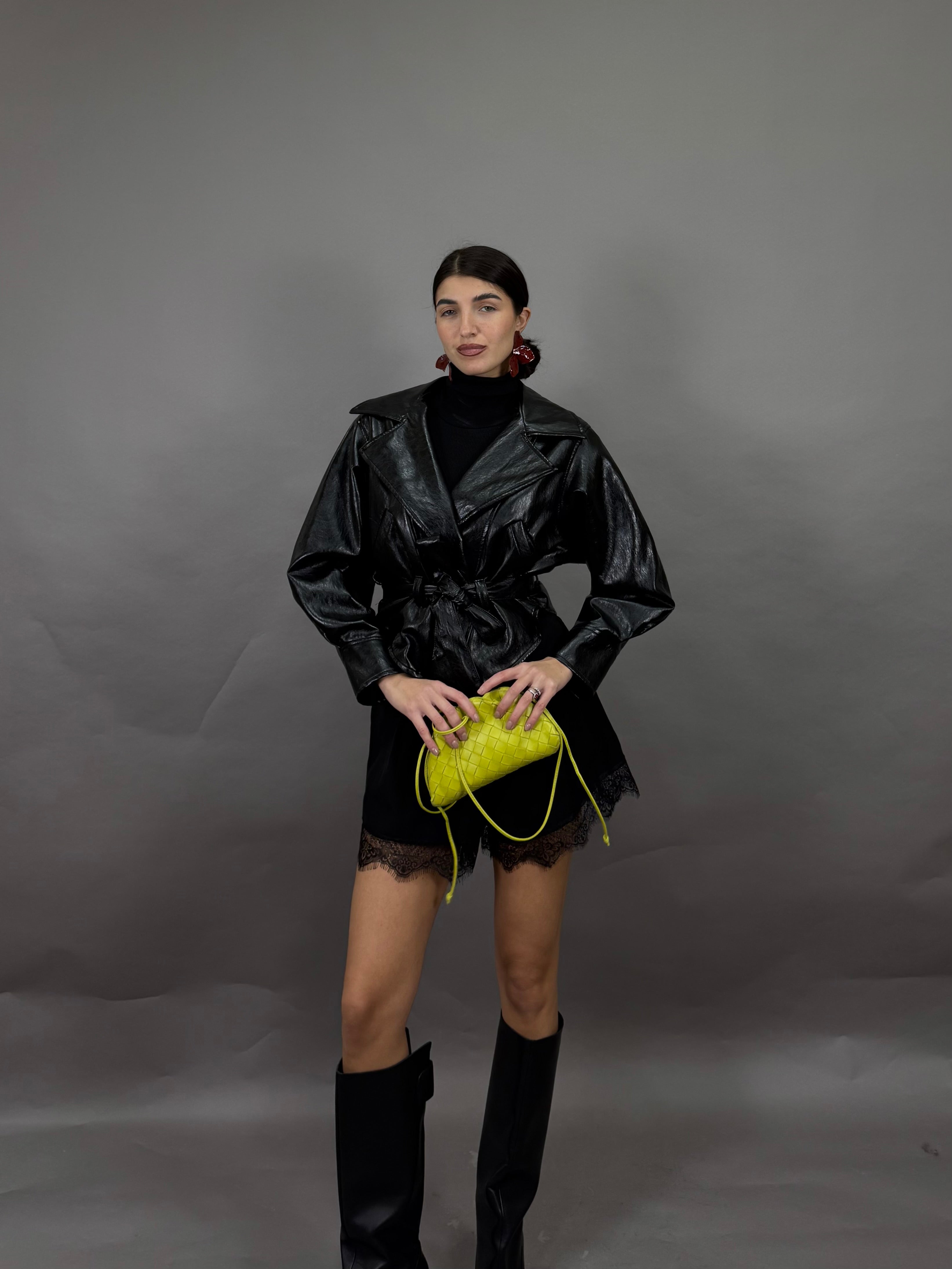 Giacca in pelle by just nera