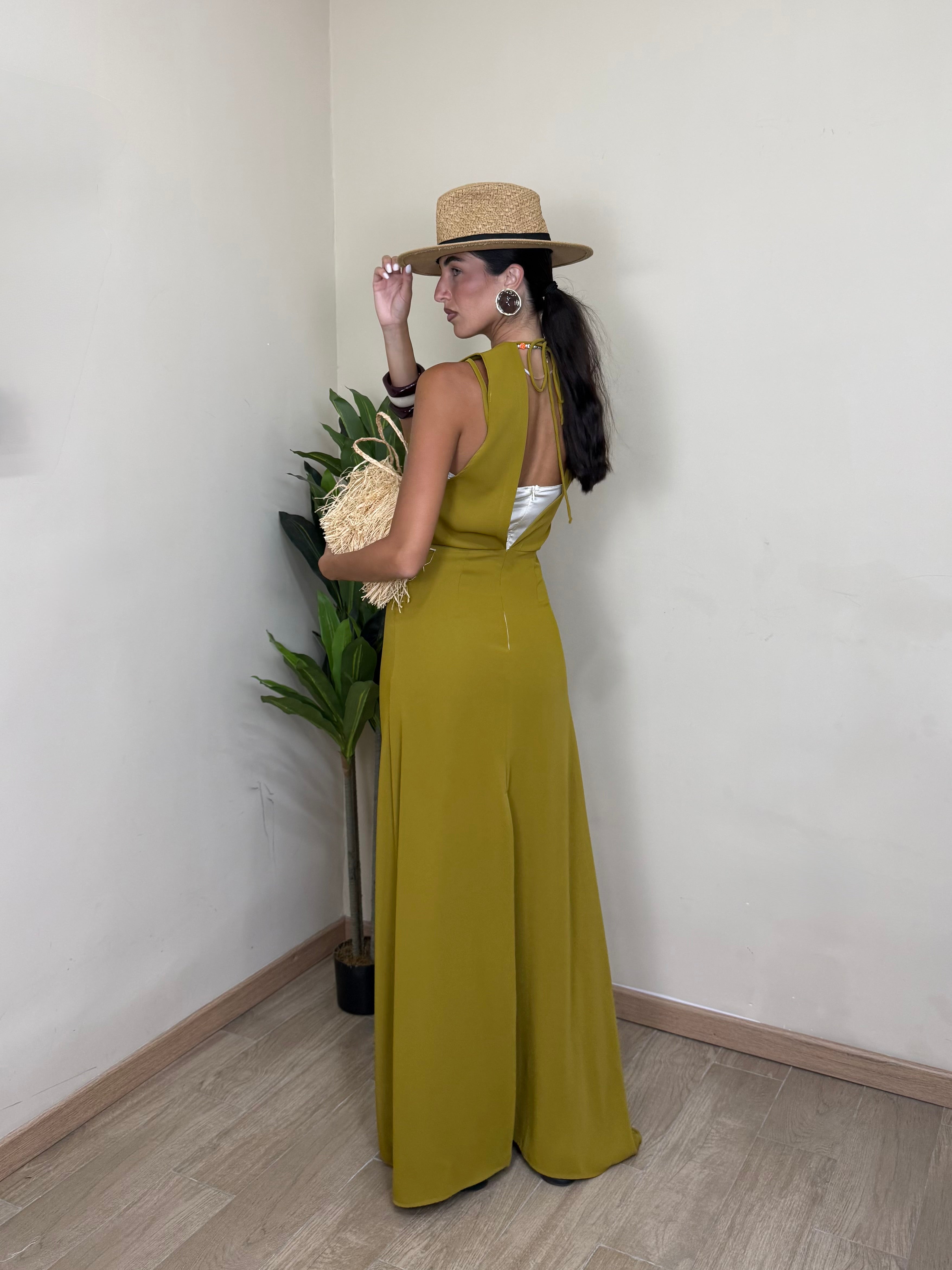 Dress Verde Oliva By Lumina