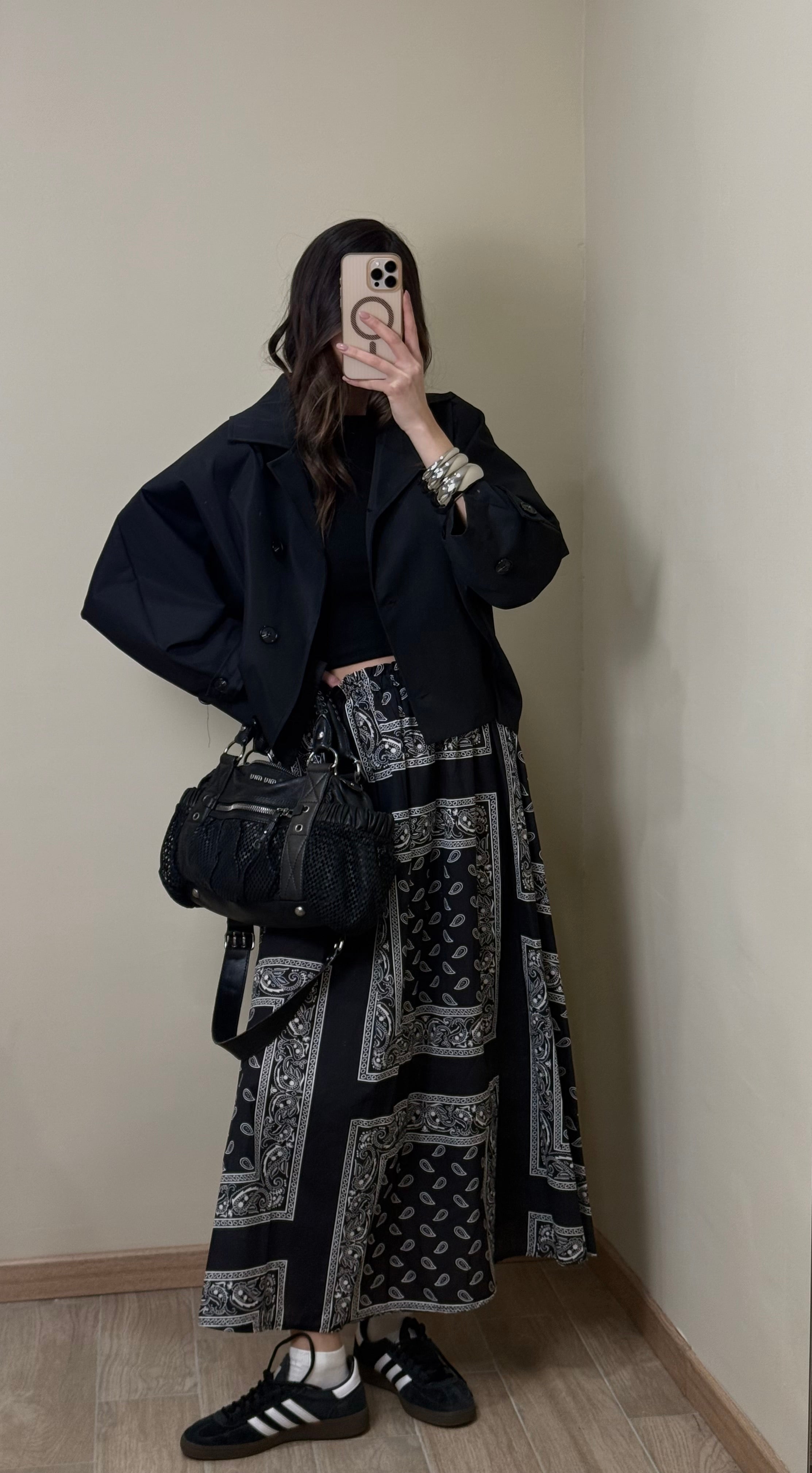 Gonna bandana nera - LadyB Shop Online