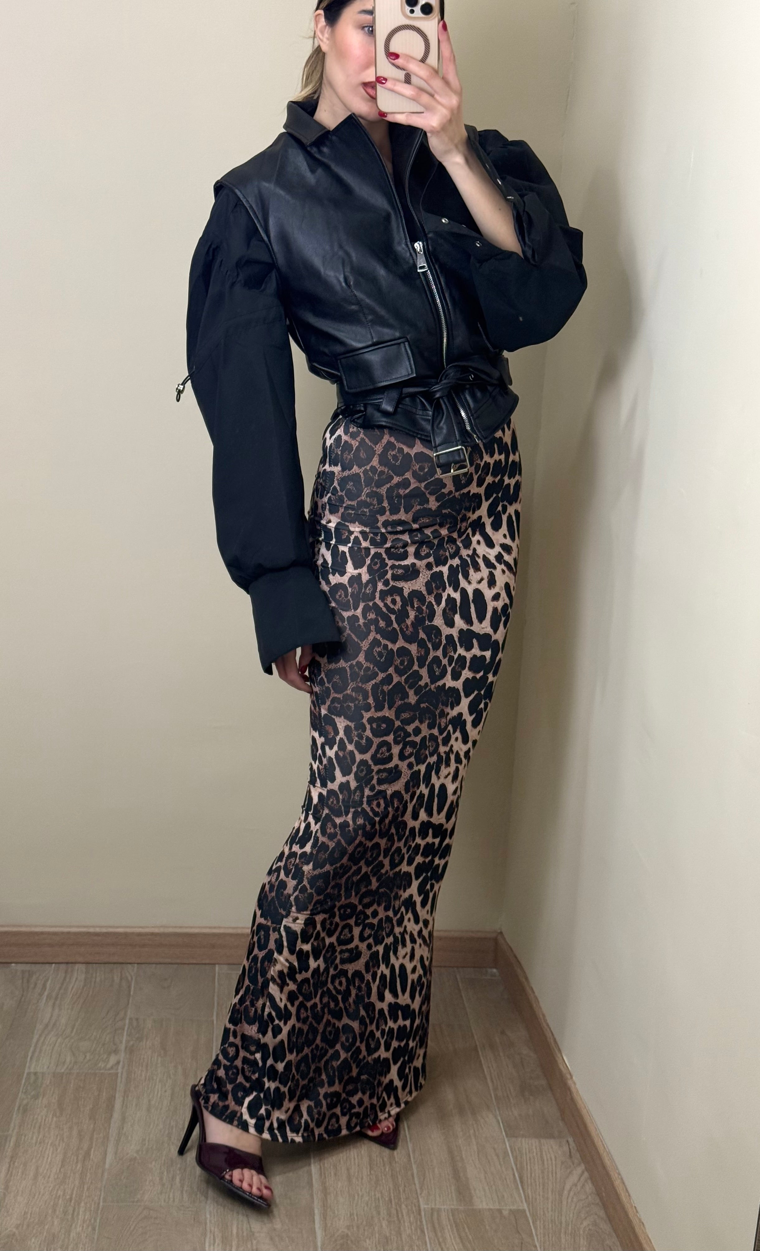 Gonna Ariel leopardata - LadyB Shop Online