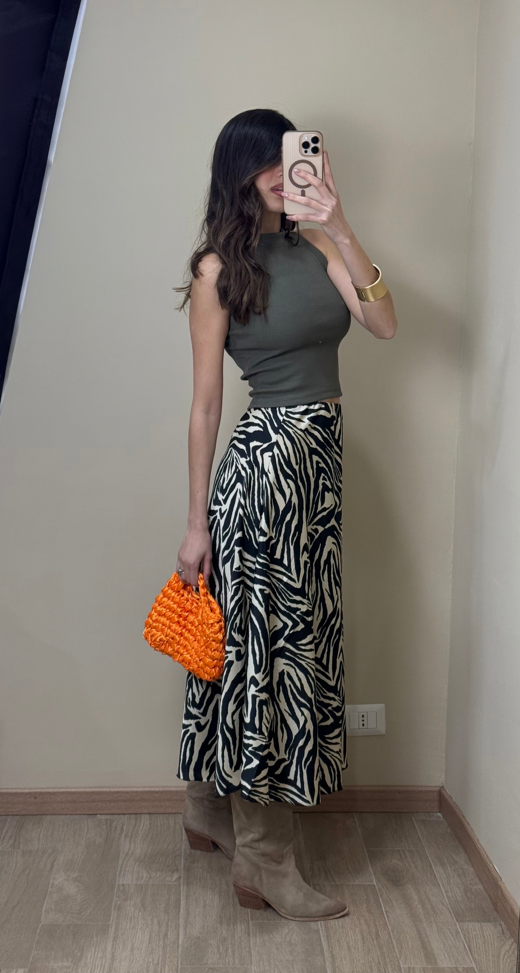 Canotta cotone verde - LadyB Shop Online