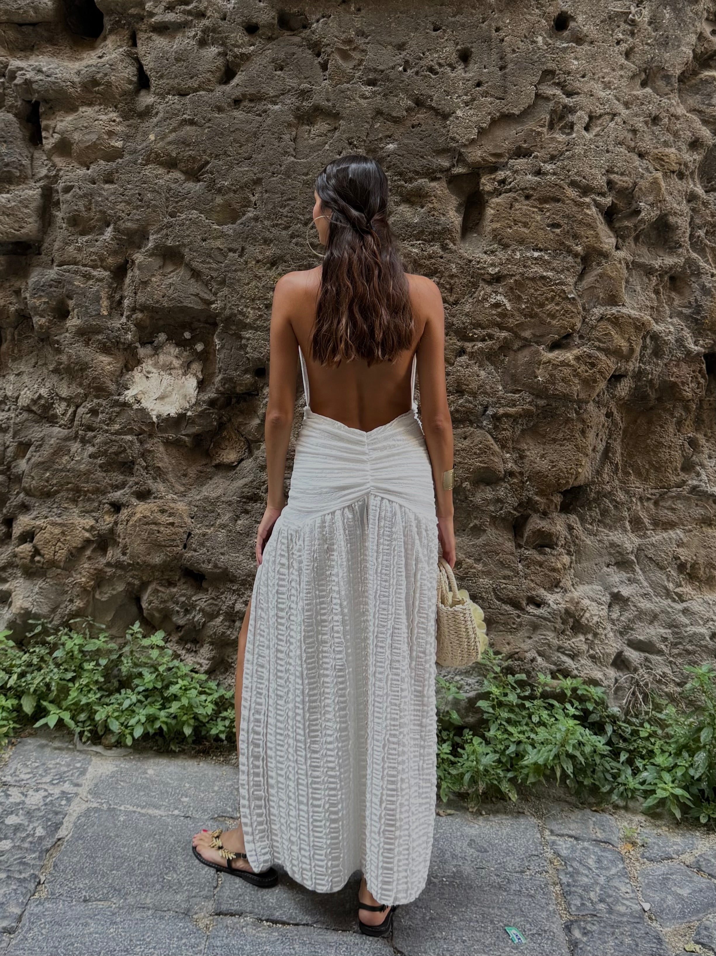 Dress baia bianco - LadyB Shop Online
