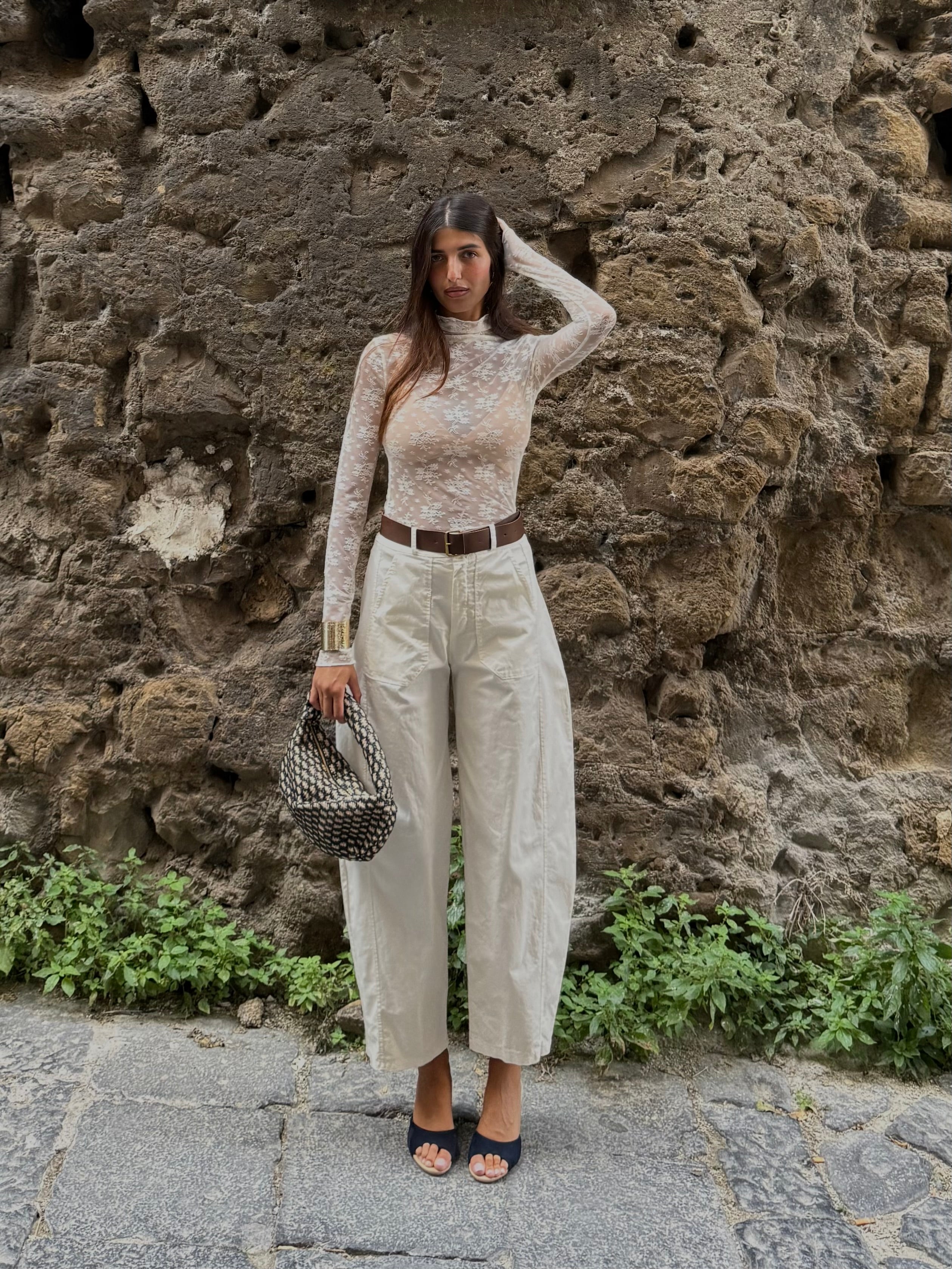 Pantalone ballon panna - LadyB Shop Online