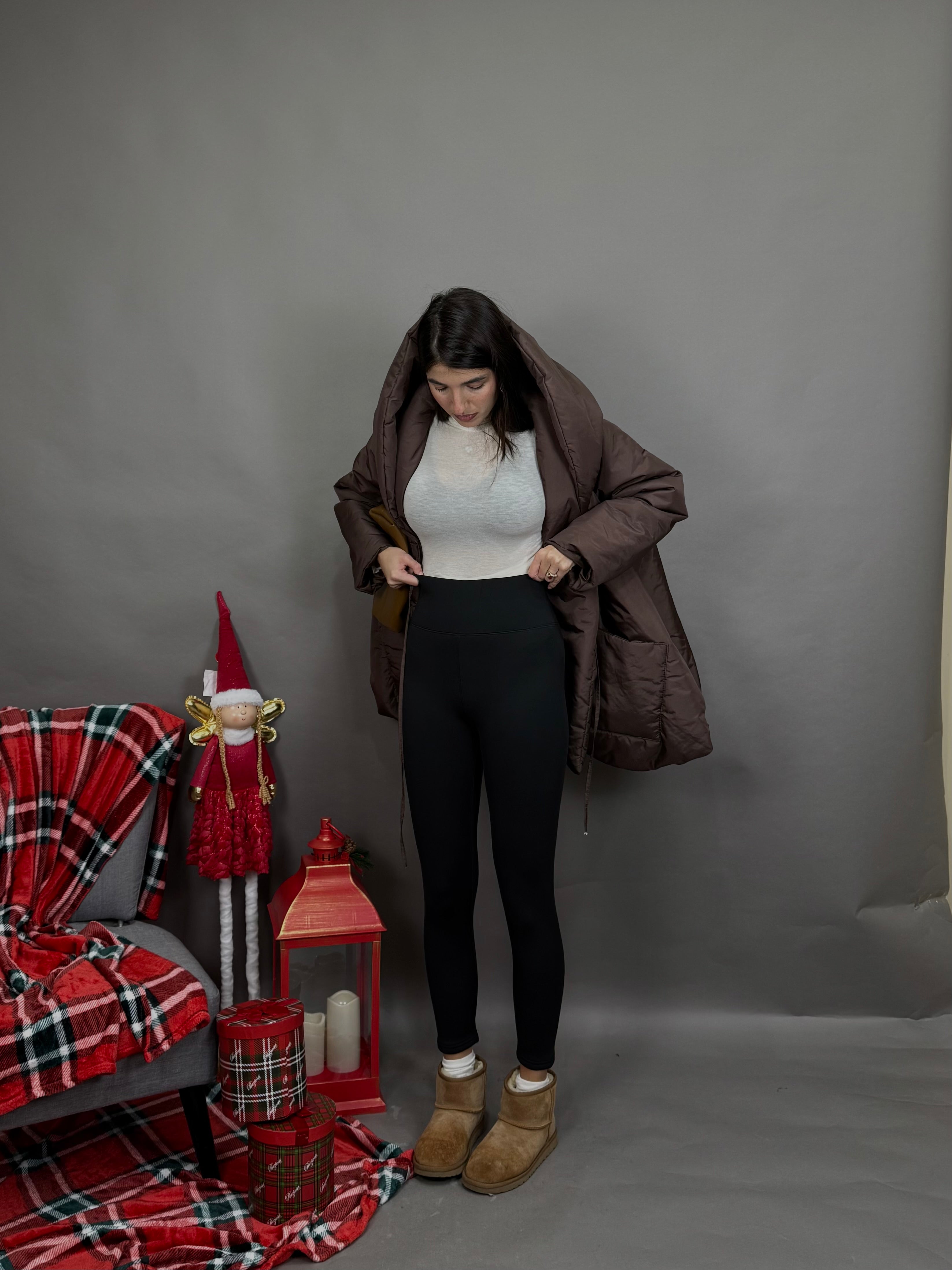 Leggins termico nero