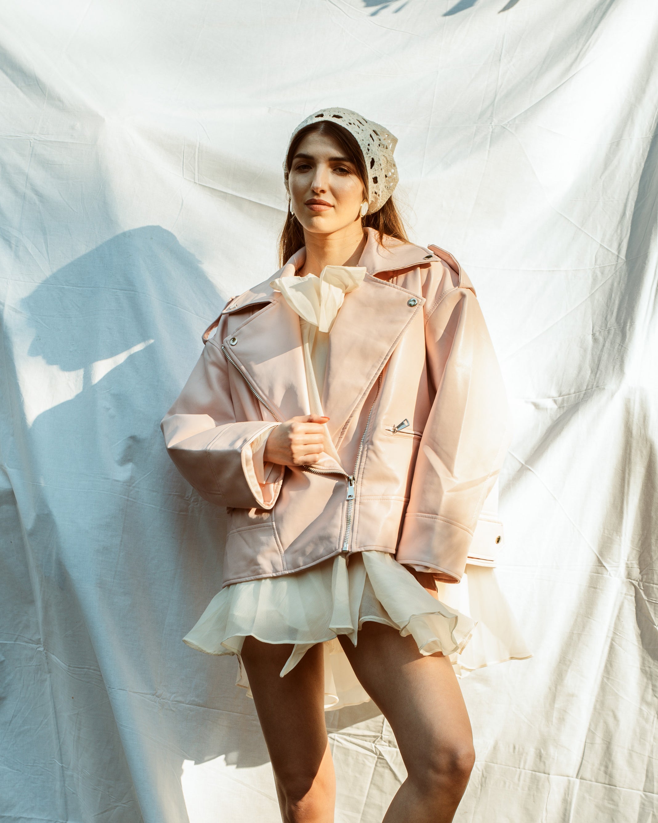 Chiodo overizse rosa - LadyB Shop Online