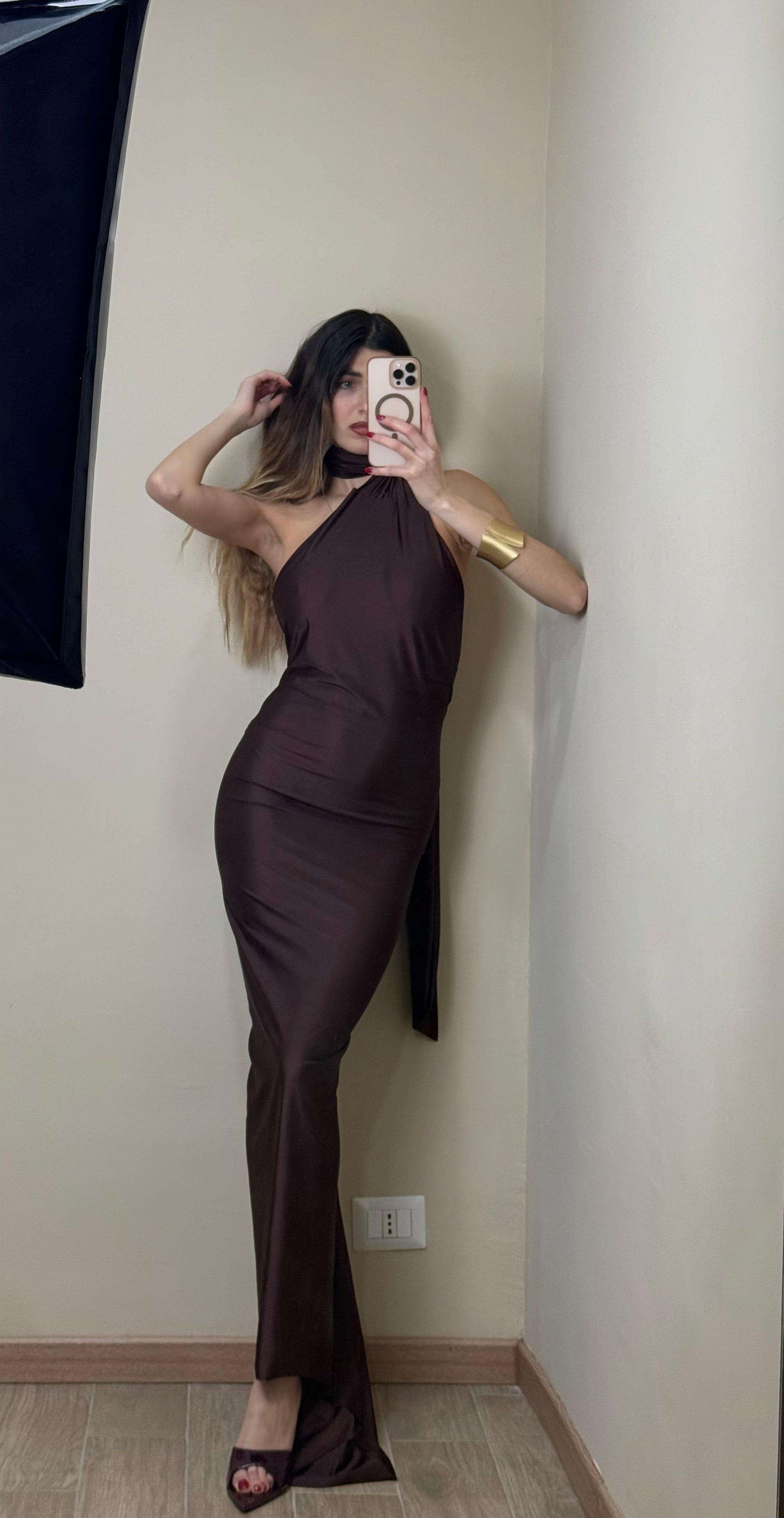 Dress Imperial marrone - LadyB Shop Online