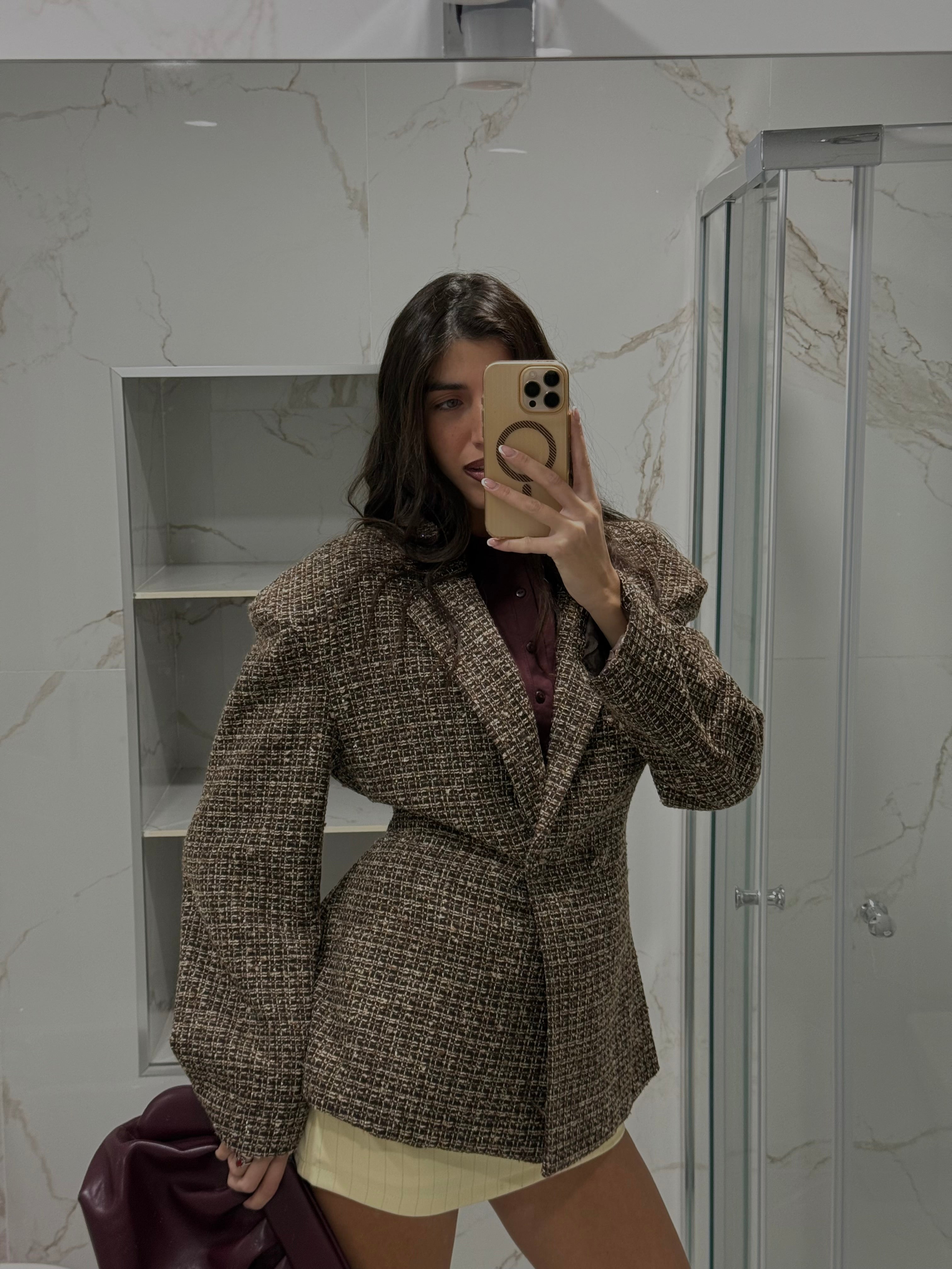 Blazer in tweed