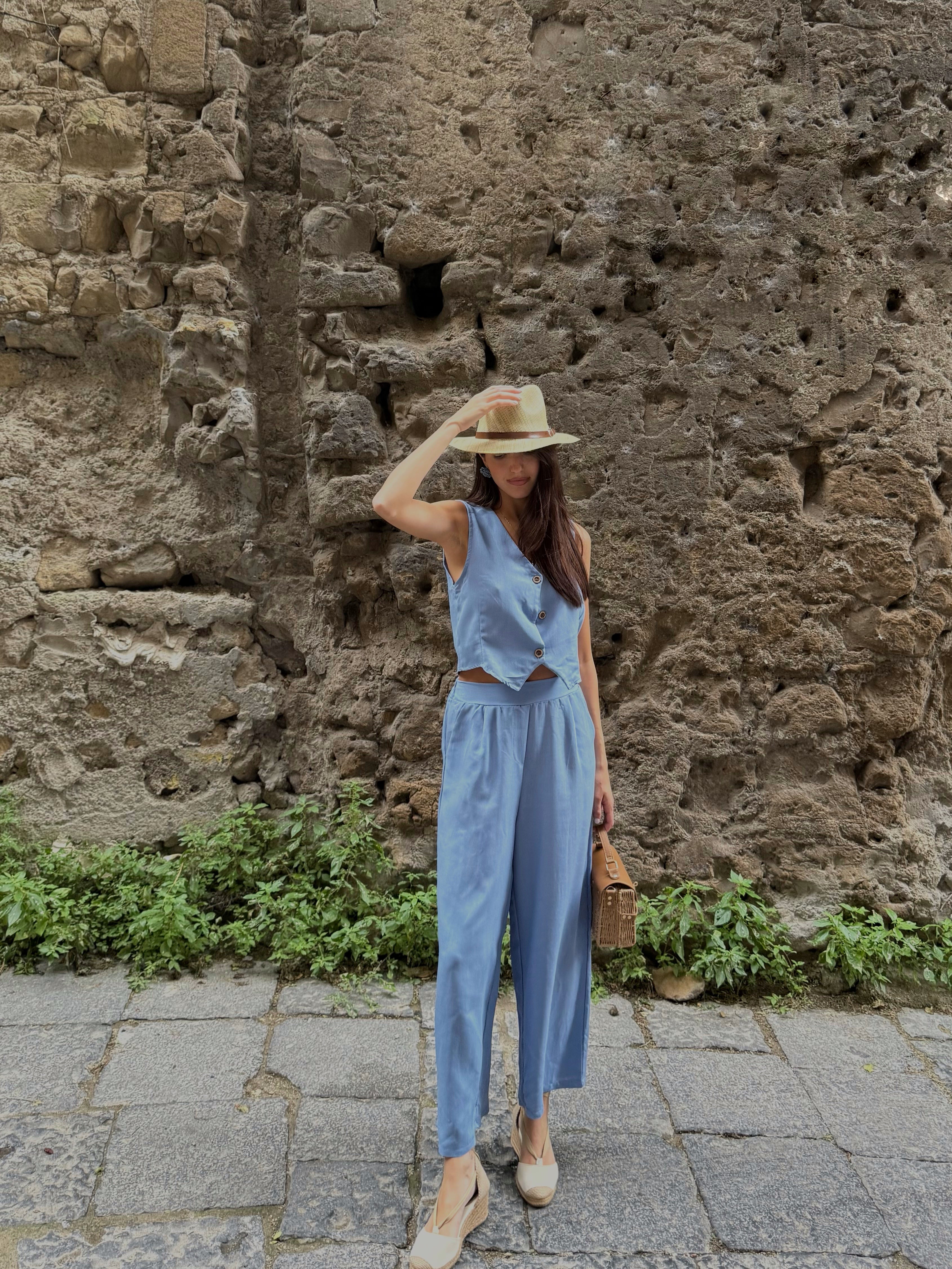 Coordinato polignano blu - LadyB Shop Online