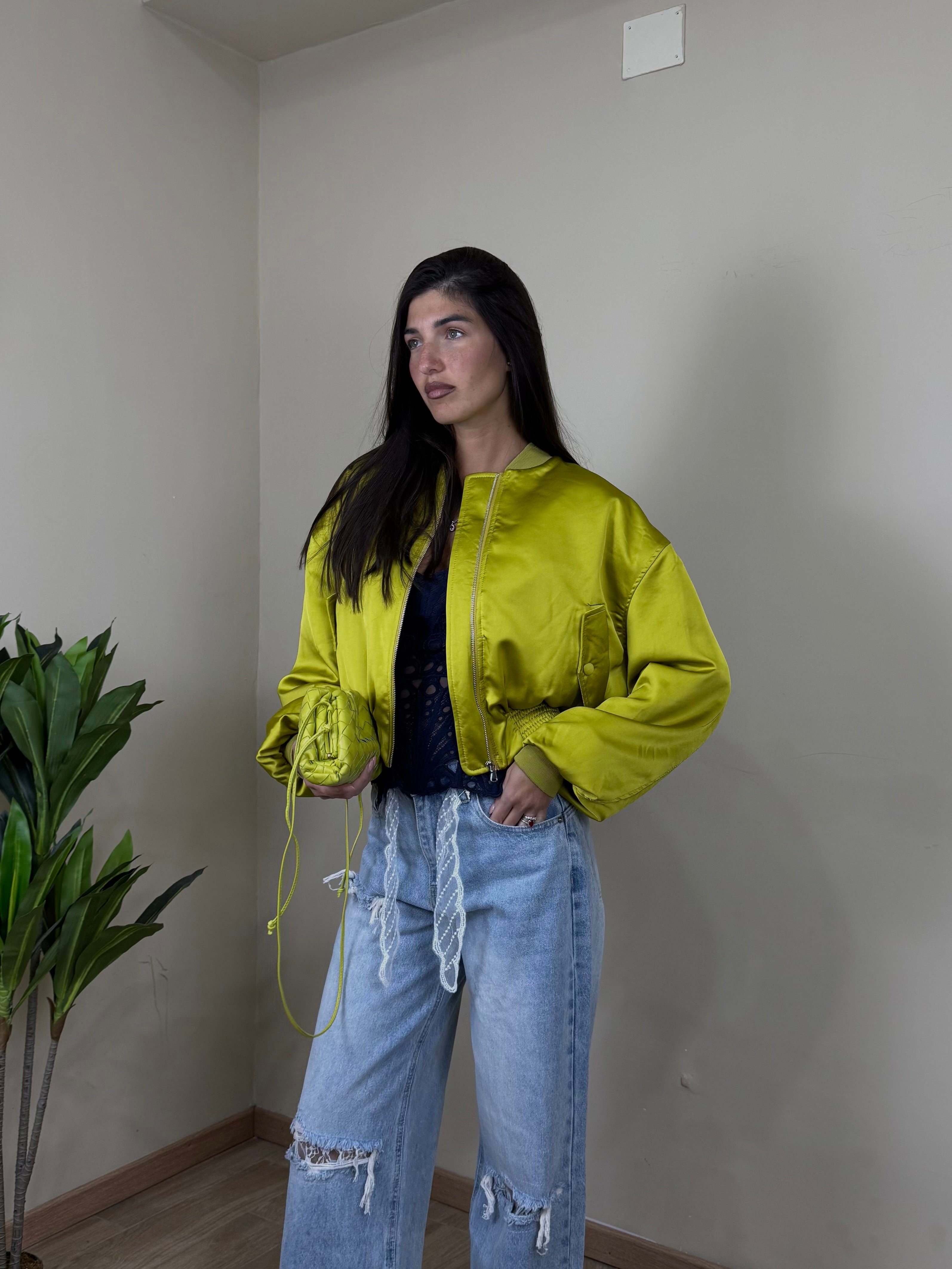 Bomber Angelica verde oliva by lumina