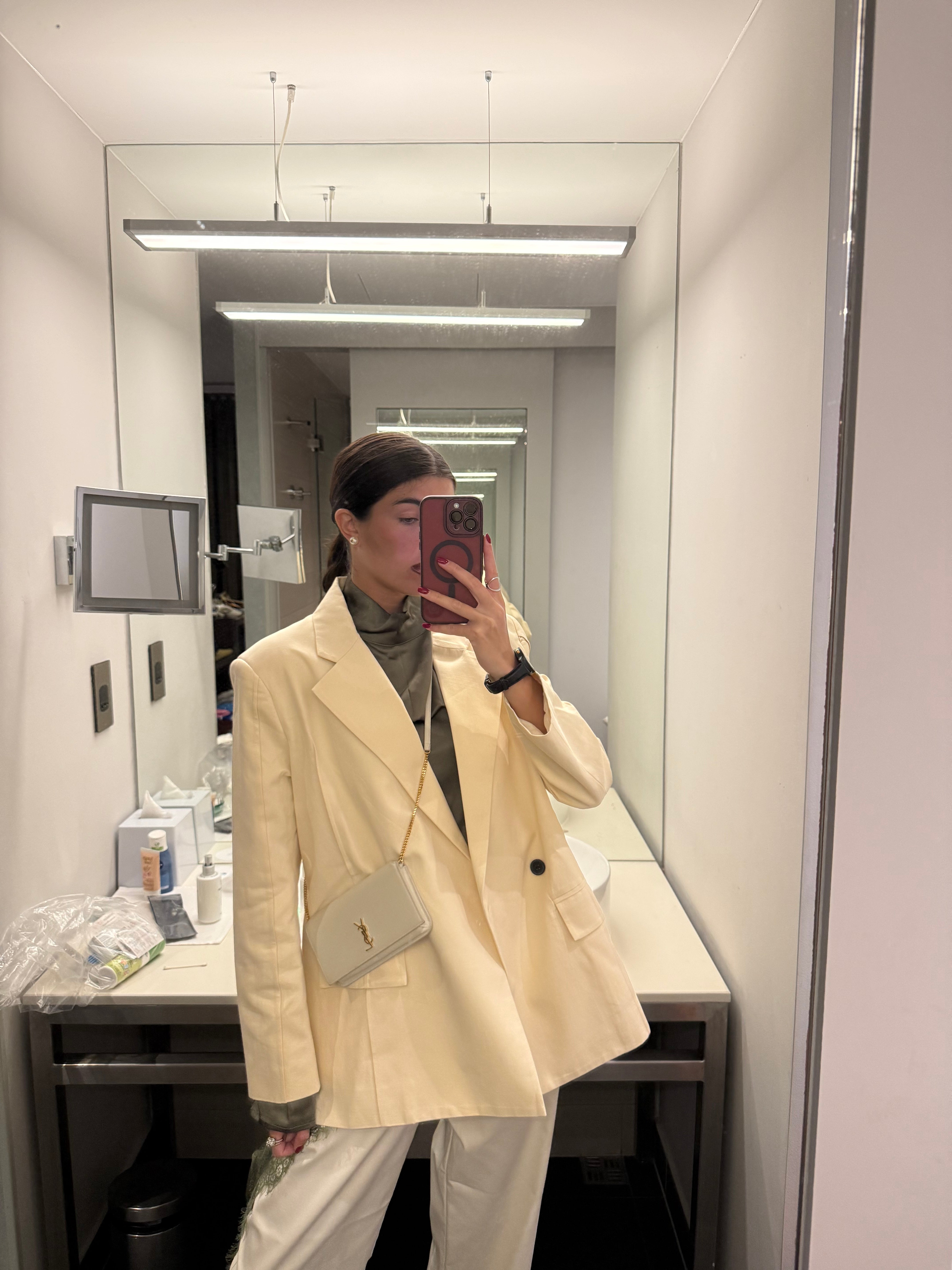 Blazer panna lumina