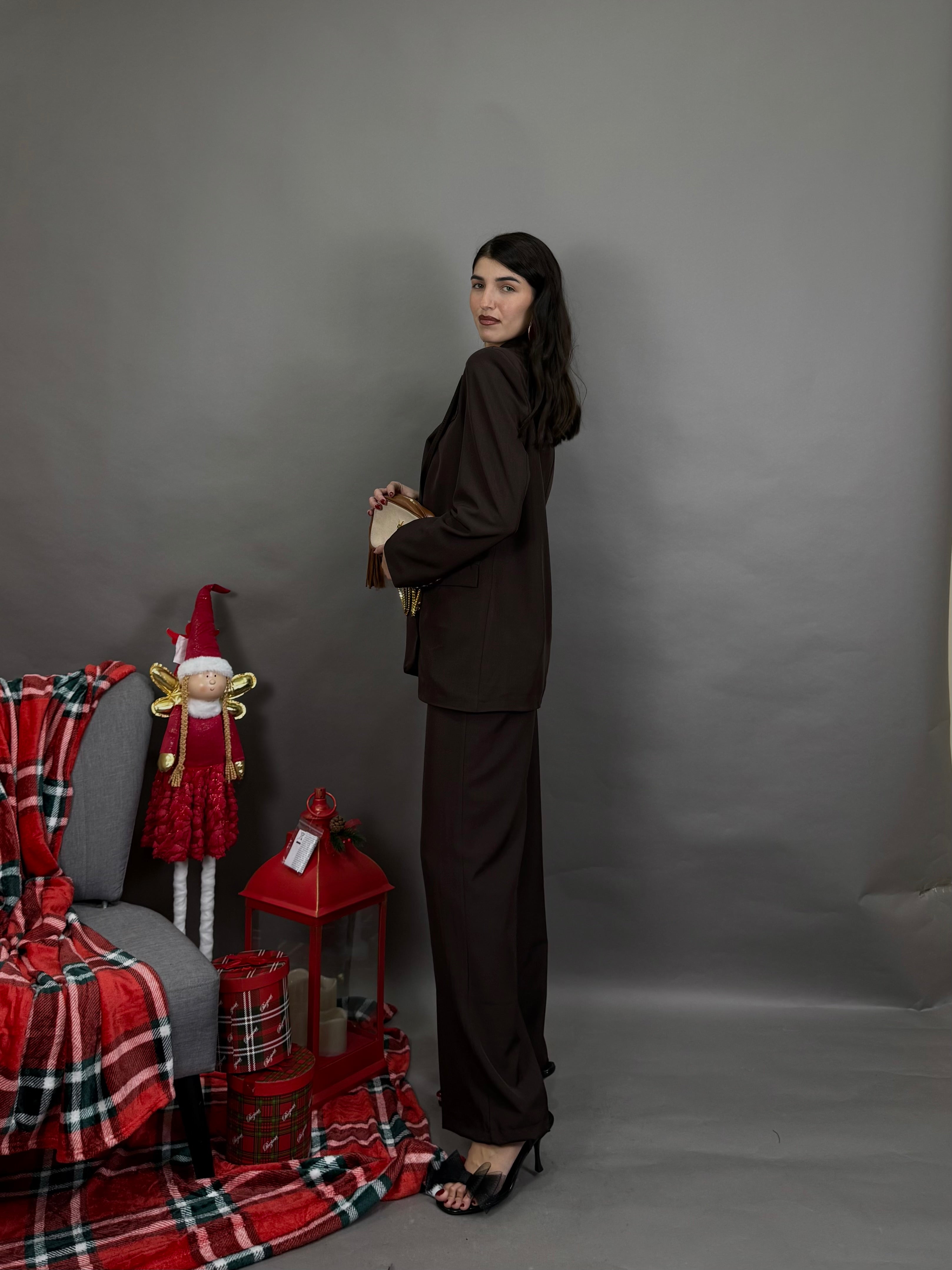 Tailleur Holiday marrone