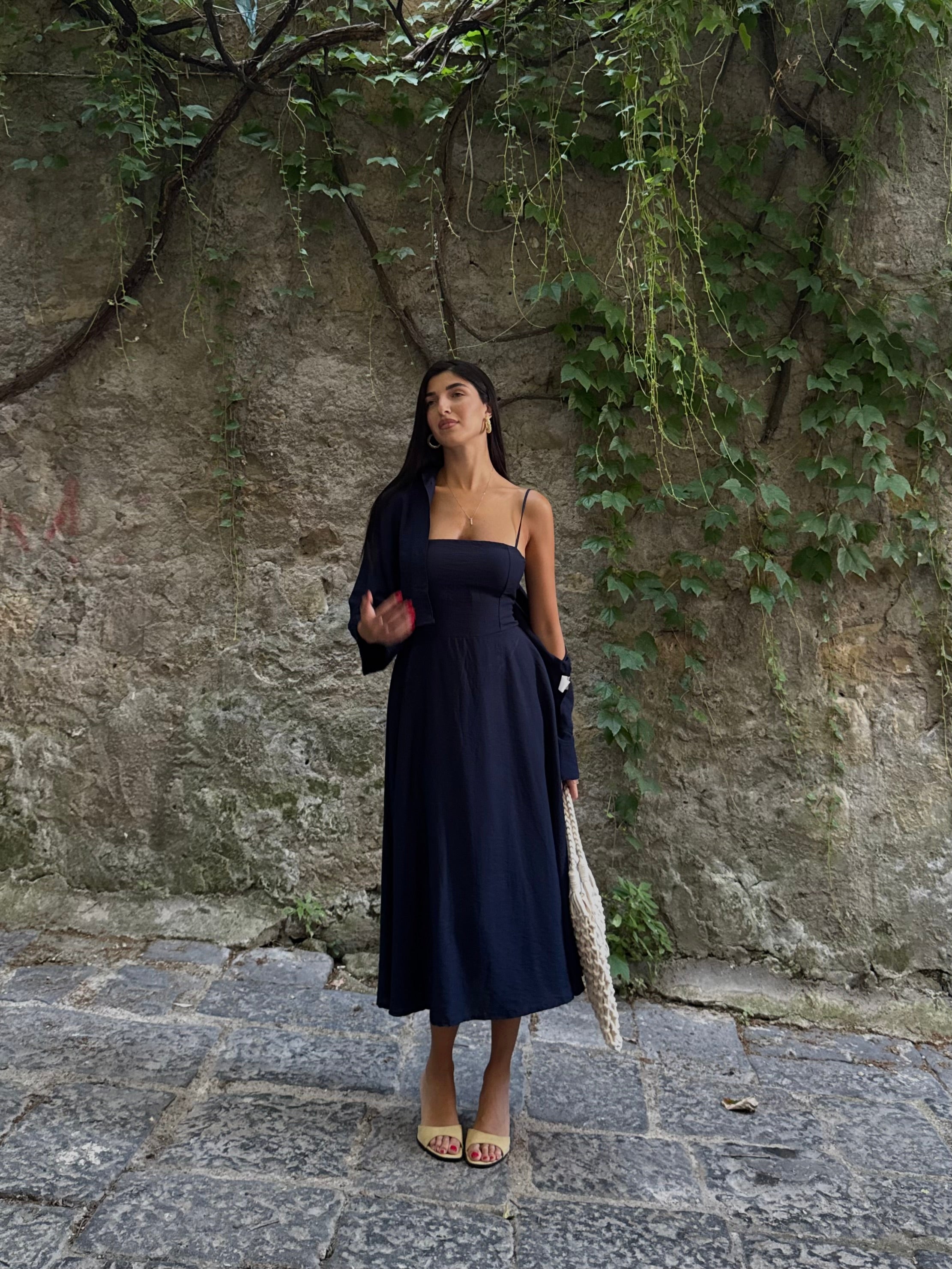 Dress + camicia Linda blu