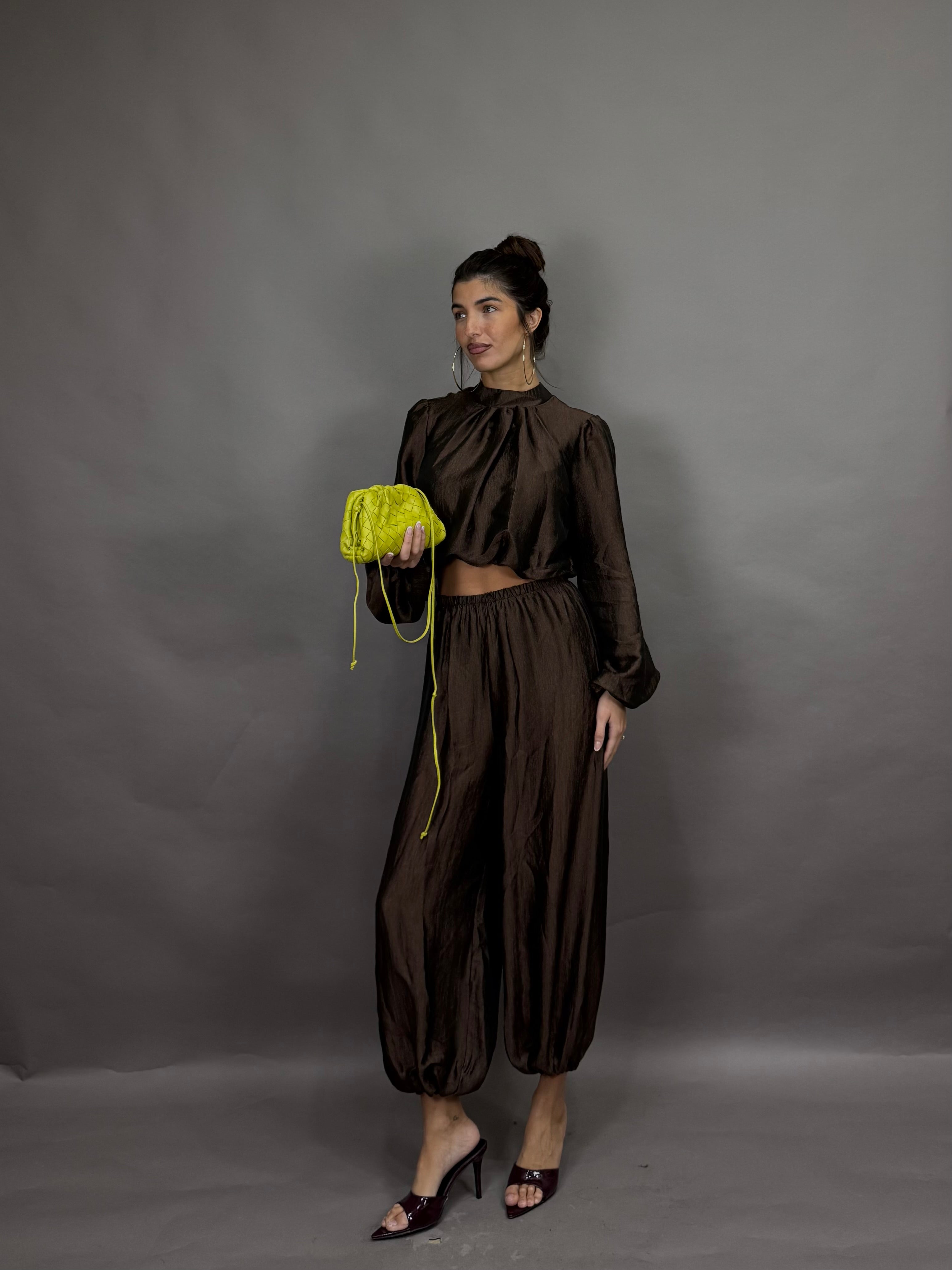 Coordinato Jasmine marrone