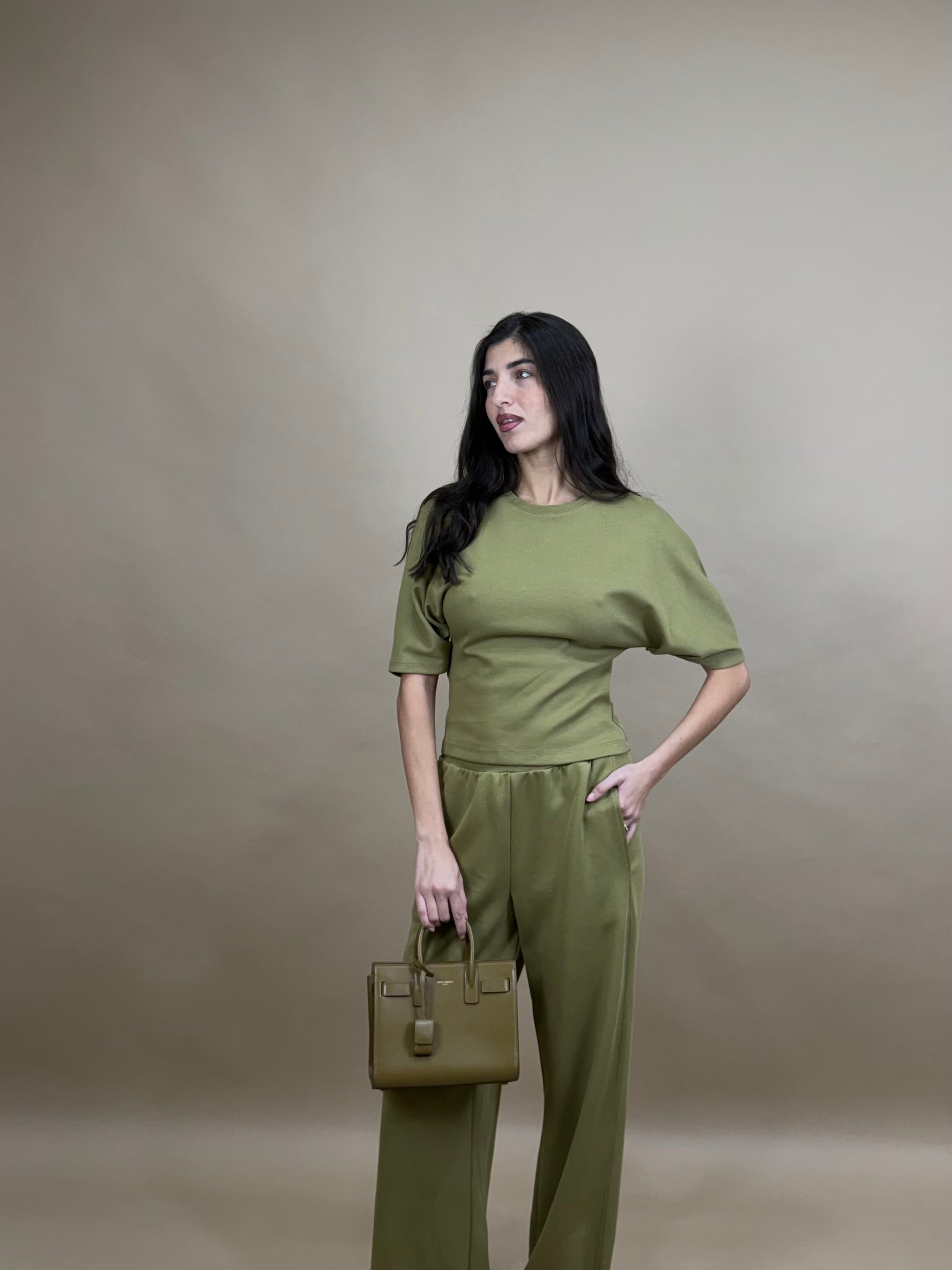 Maglia in tuta Oliva by Lumina