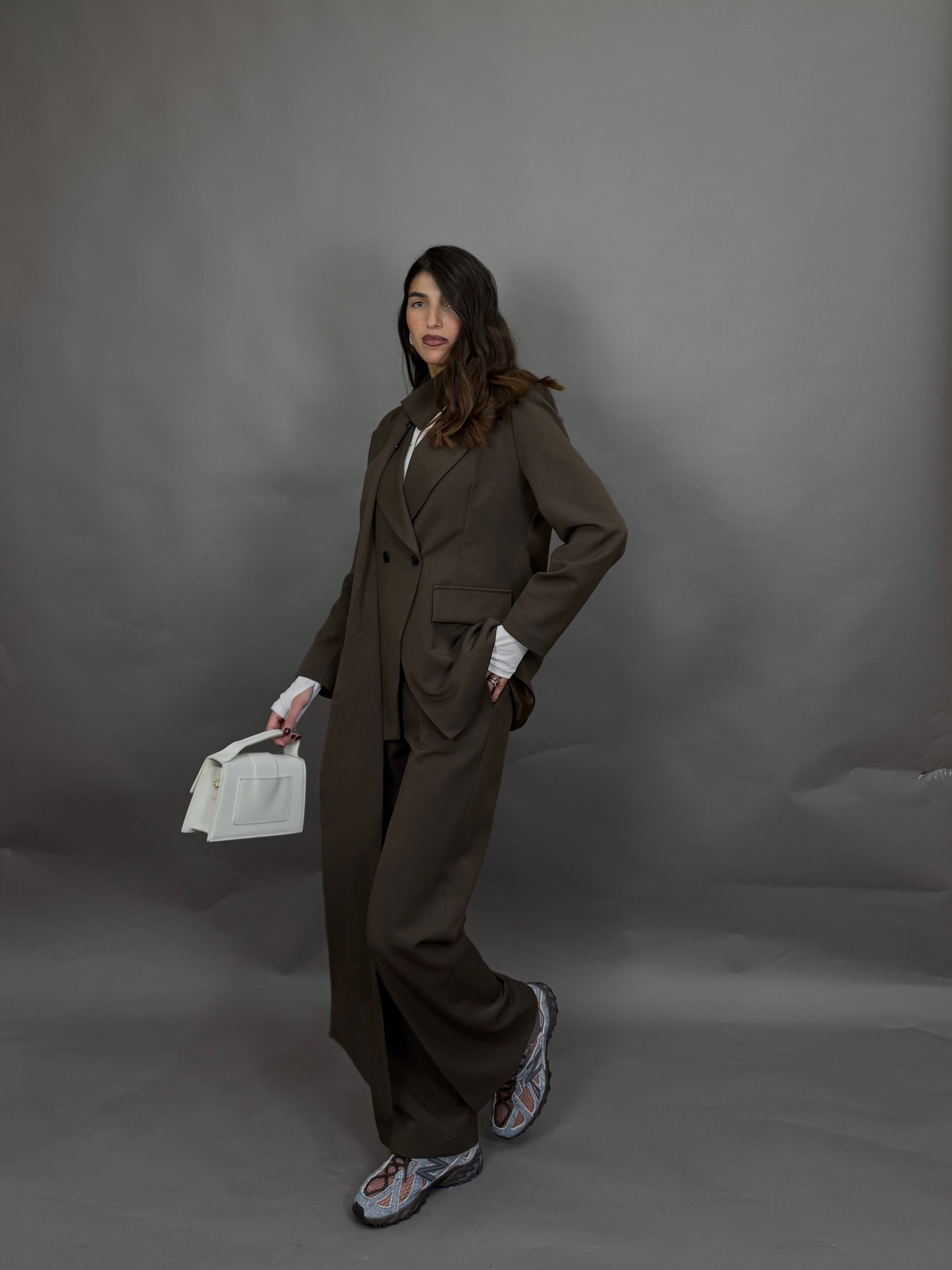 Tailleur Elena marrone