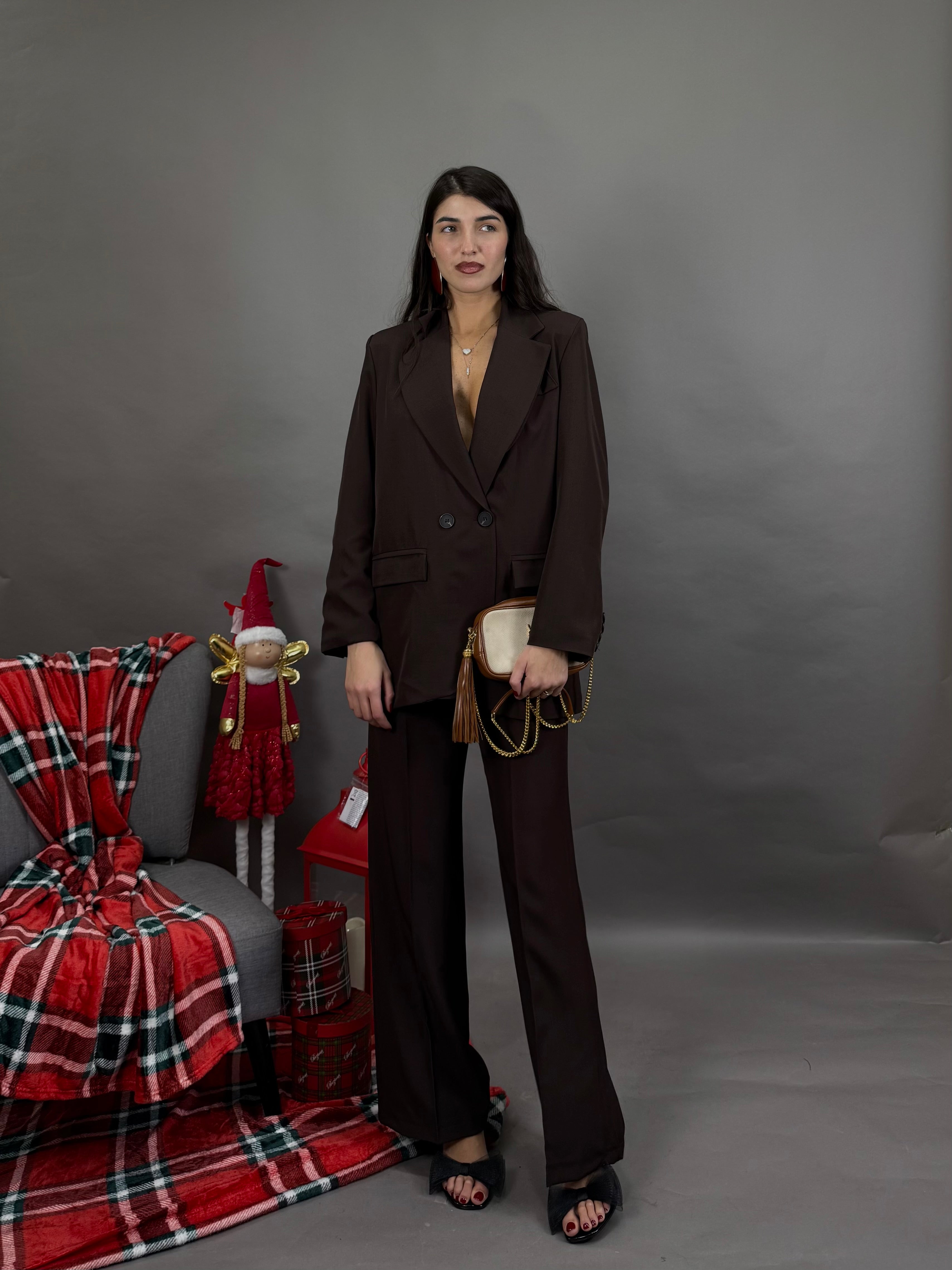 Tailleur Holiday marrone