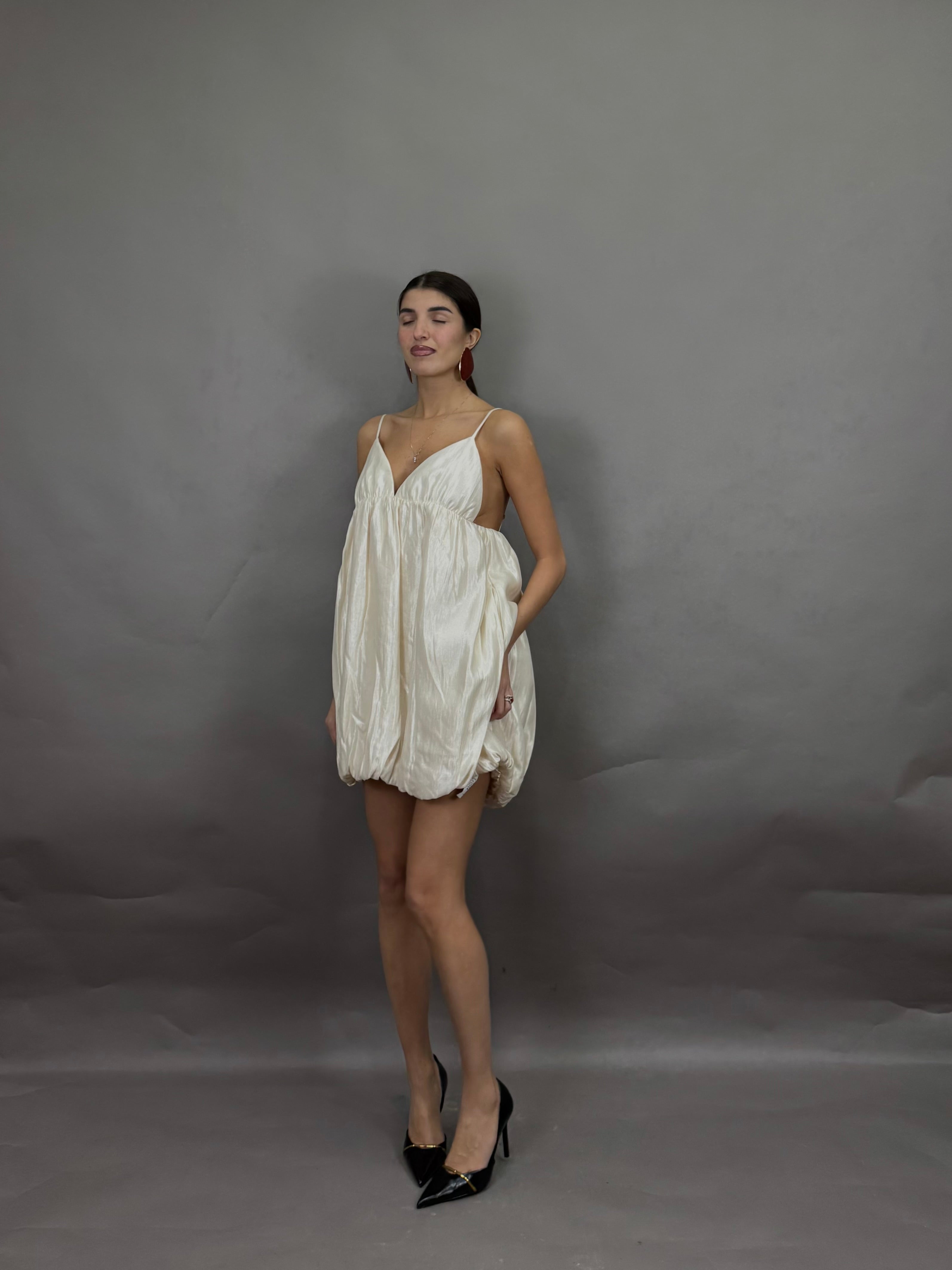 Dress fiocco lumina panna