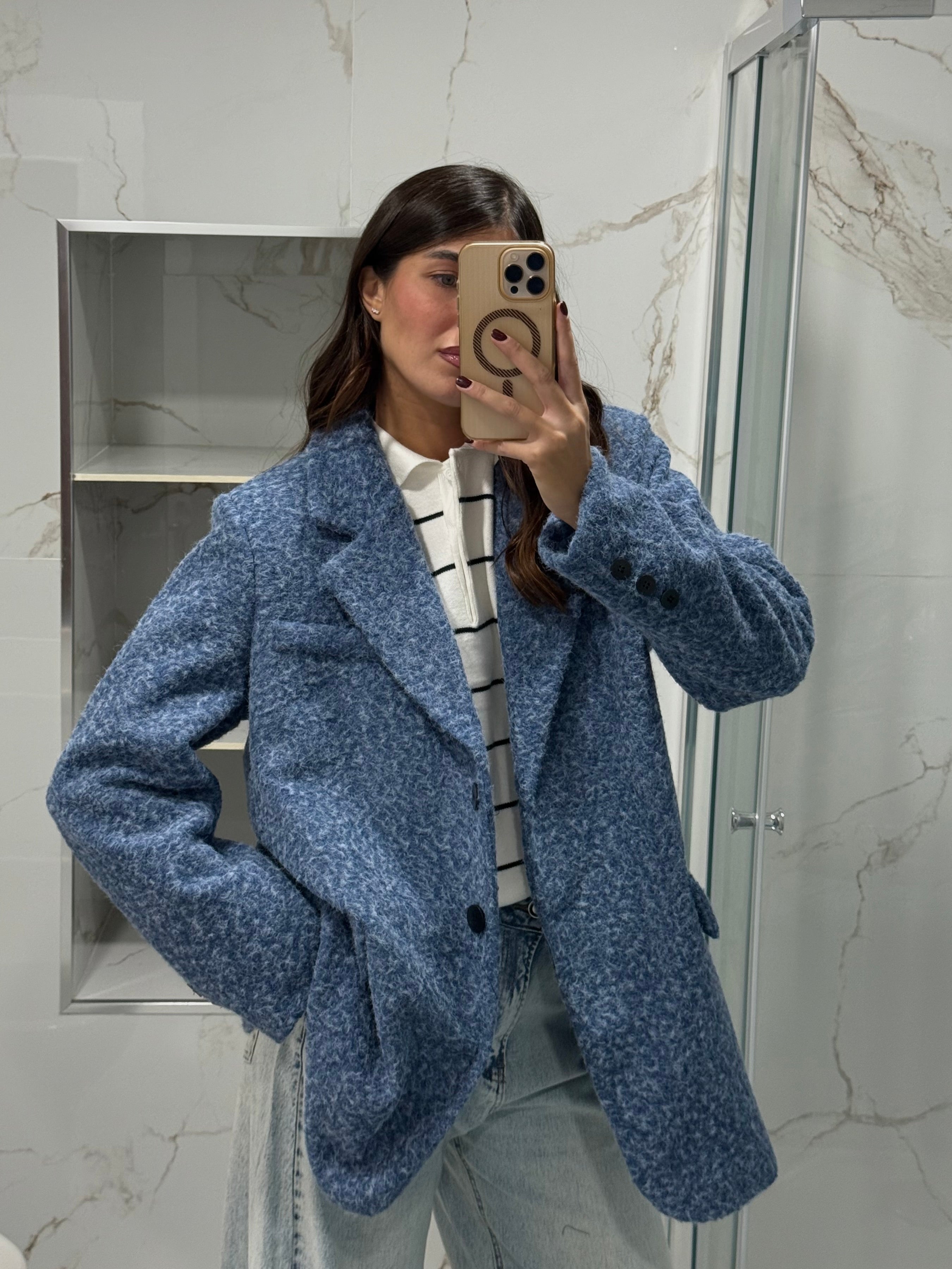 Blazer Canada azzurro