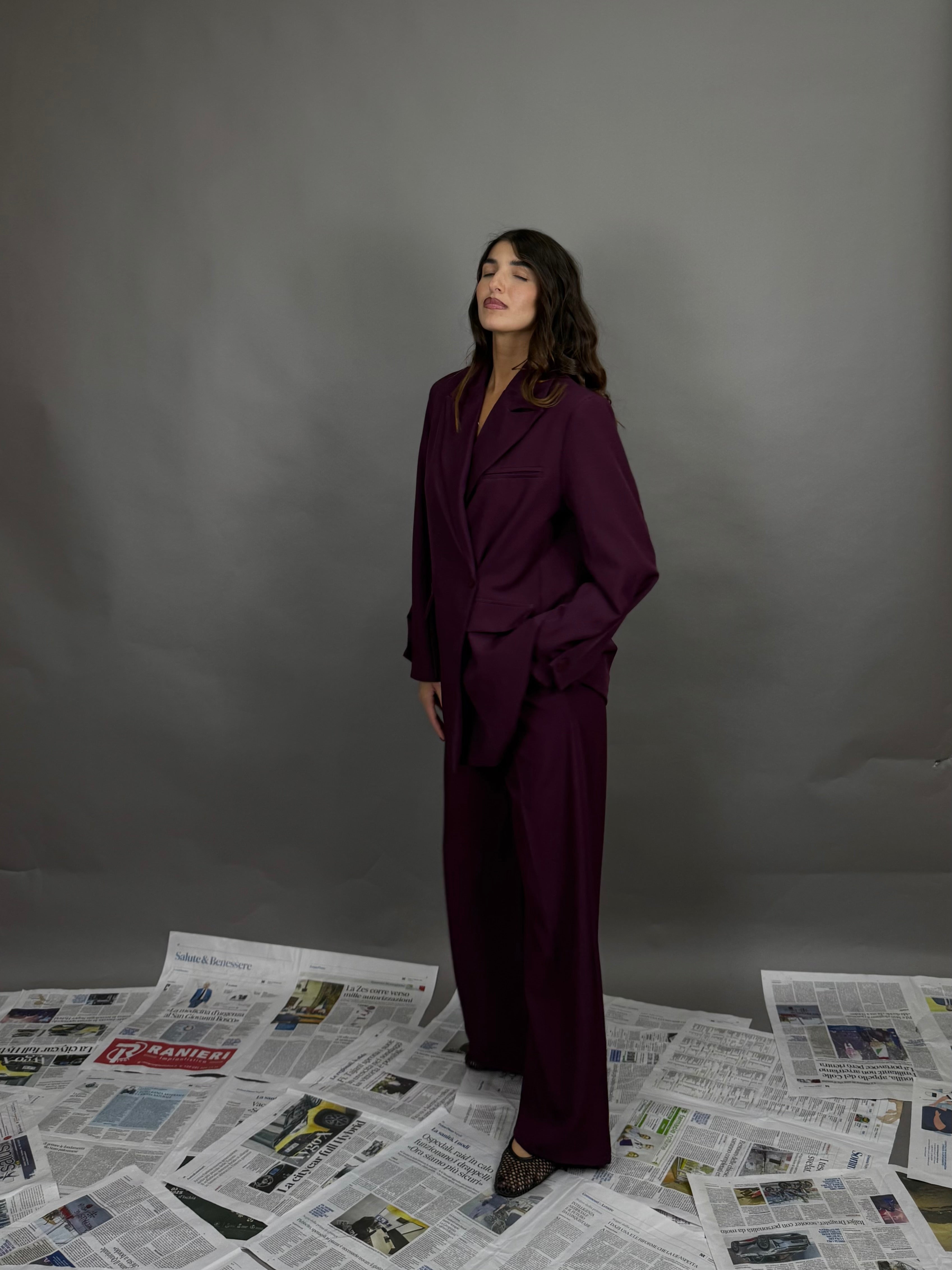 Tailleur Office melenzana
