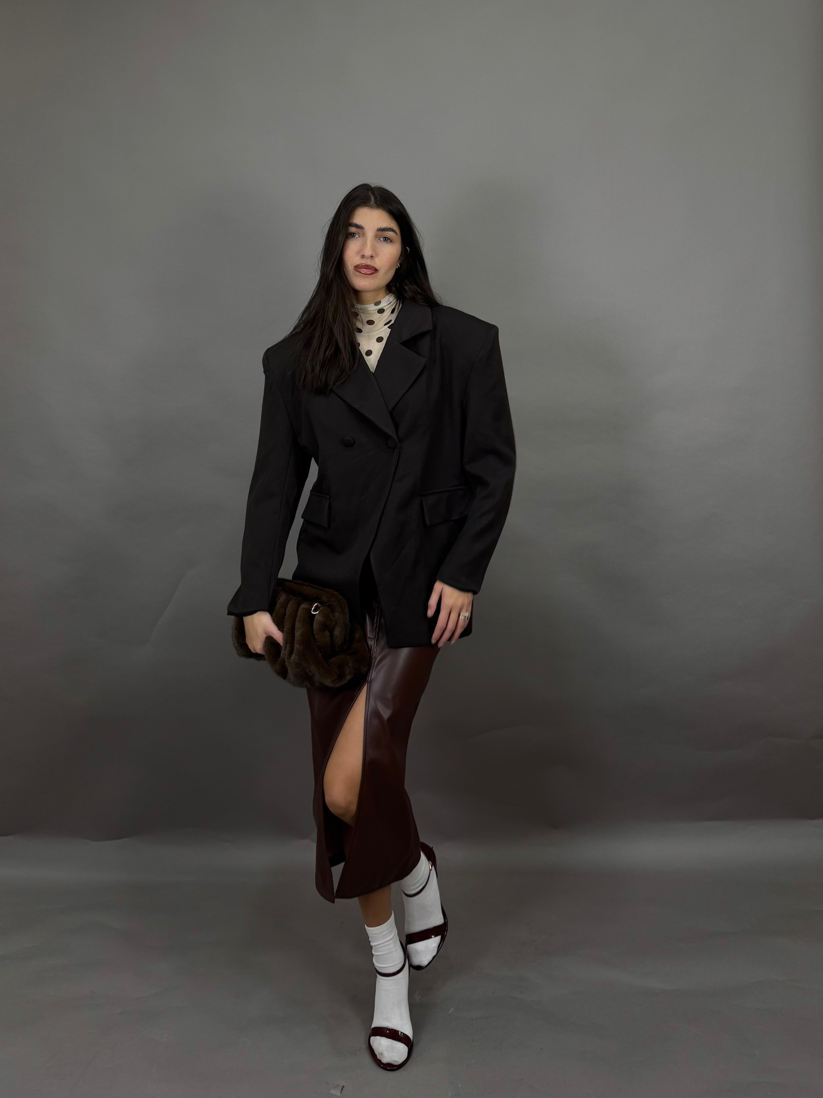 Blazer Angela marrone