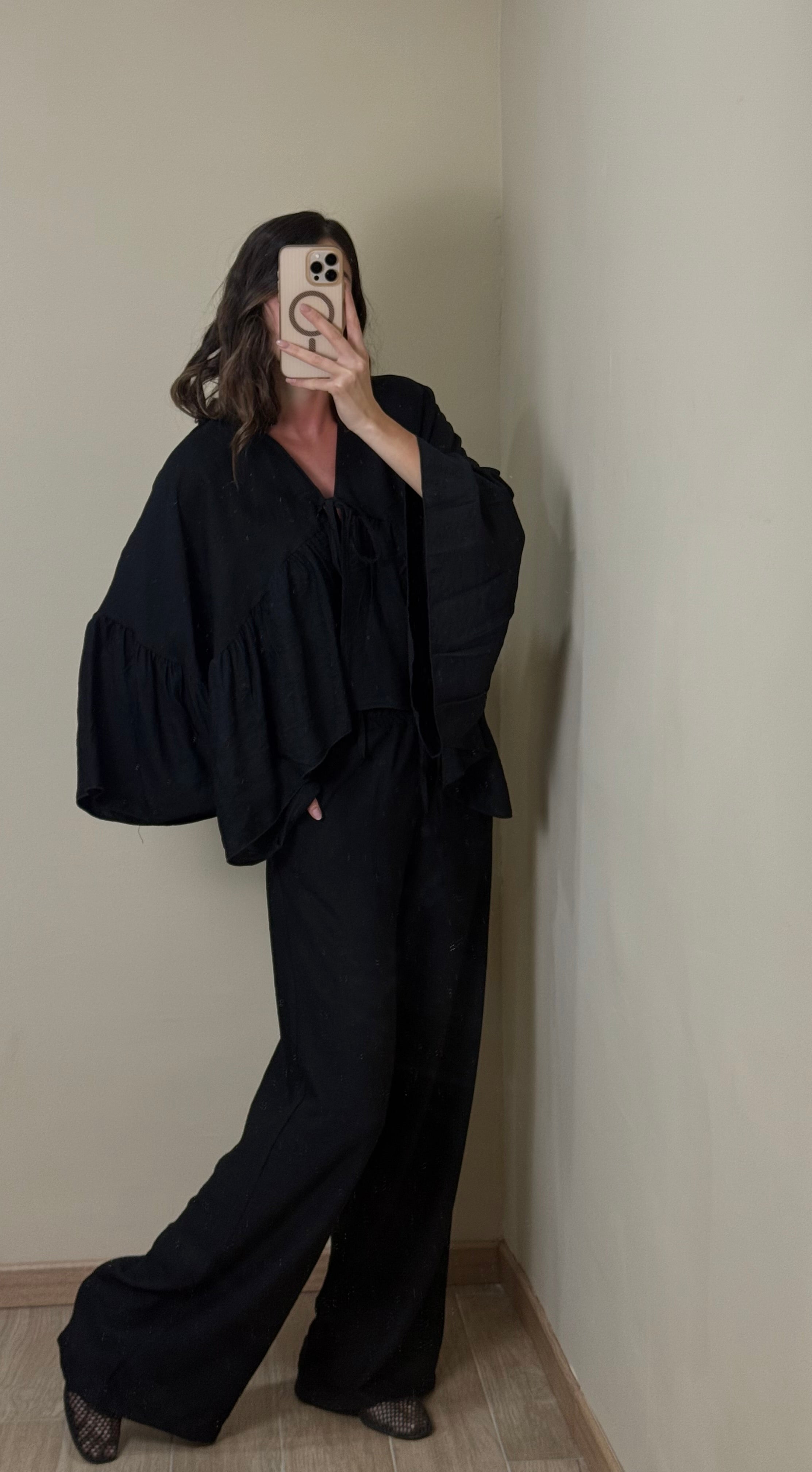 Coordinato Formentera nero - LadyB Shop Online