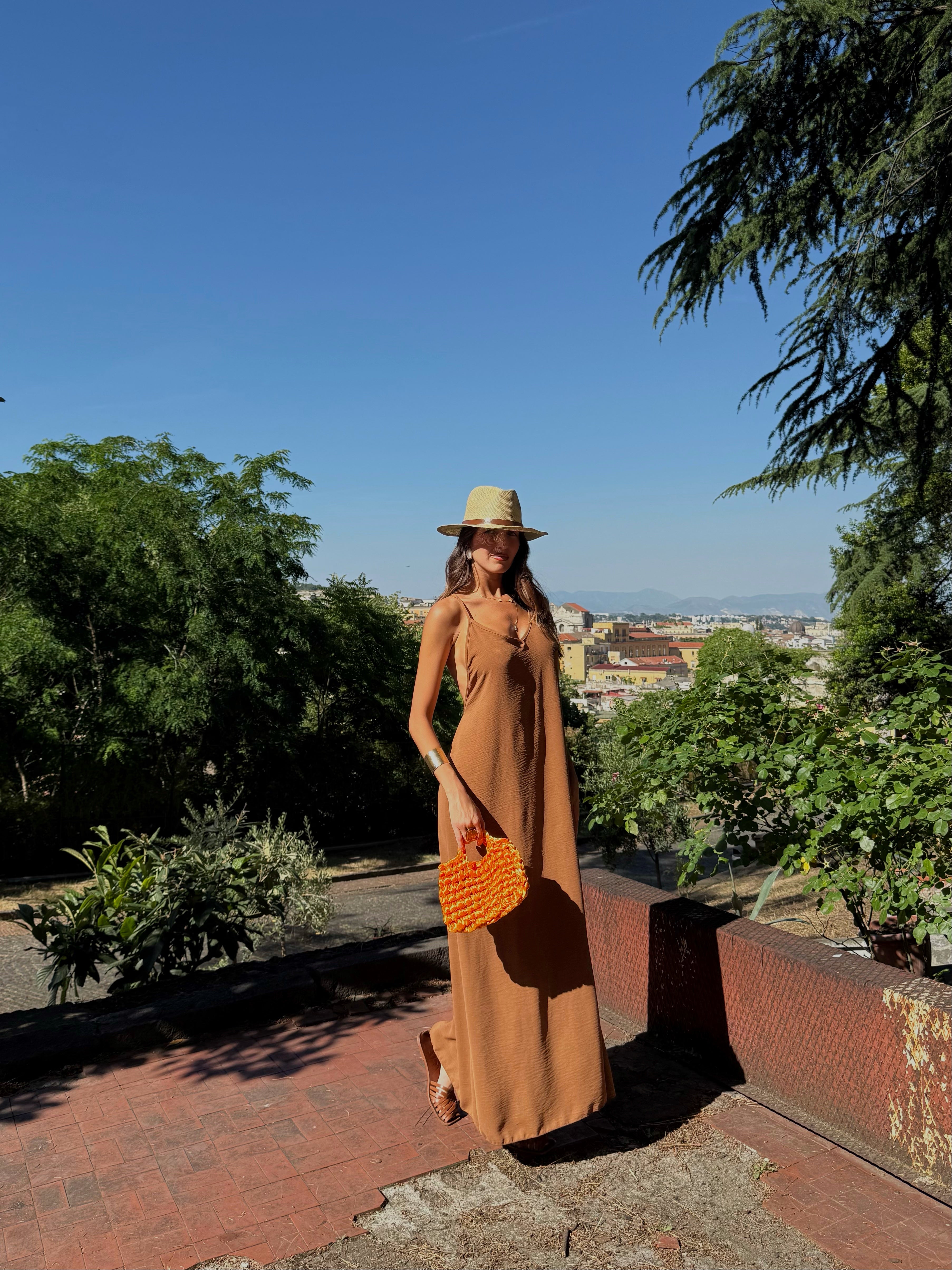 Dress gitana marrone - LadyB Shop Online