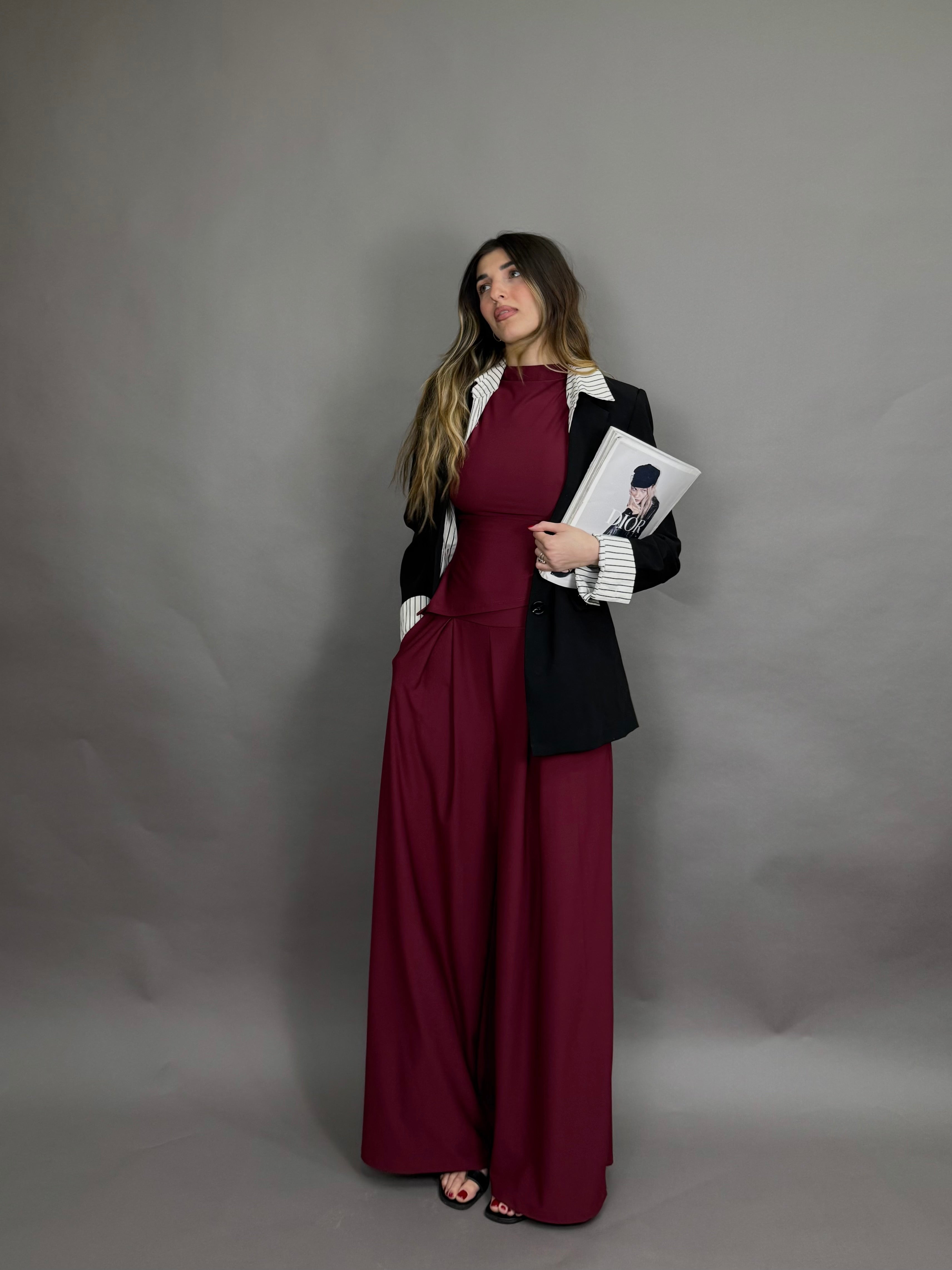 Coordinato Libre bordeaux - LadyB Shop Online