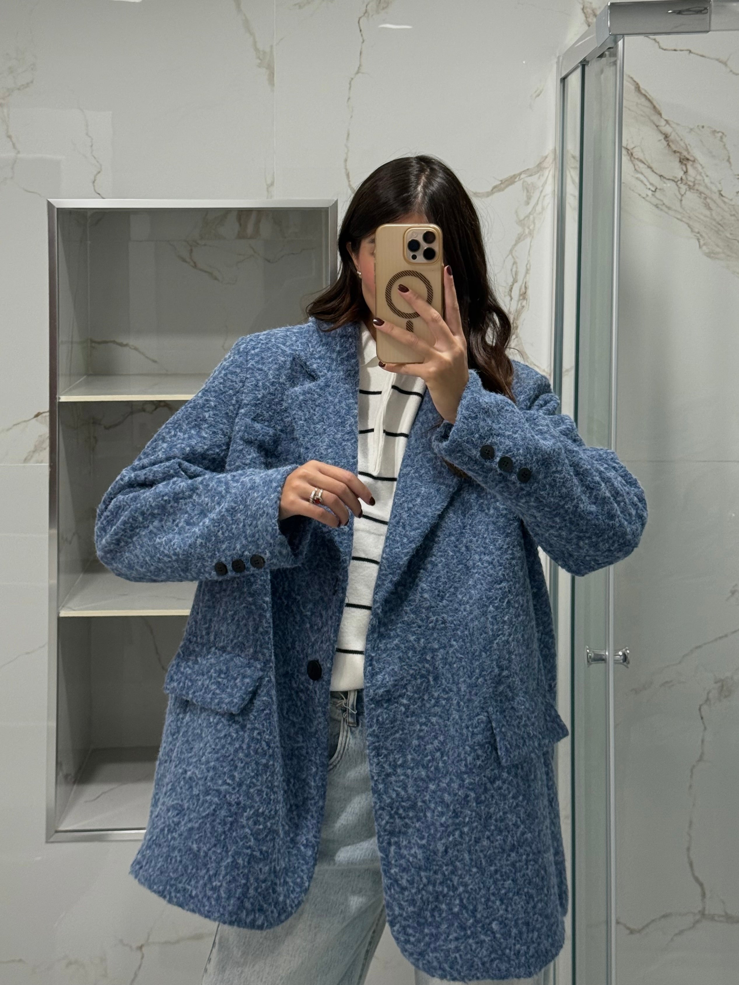 Blazer Canada azzurro