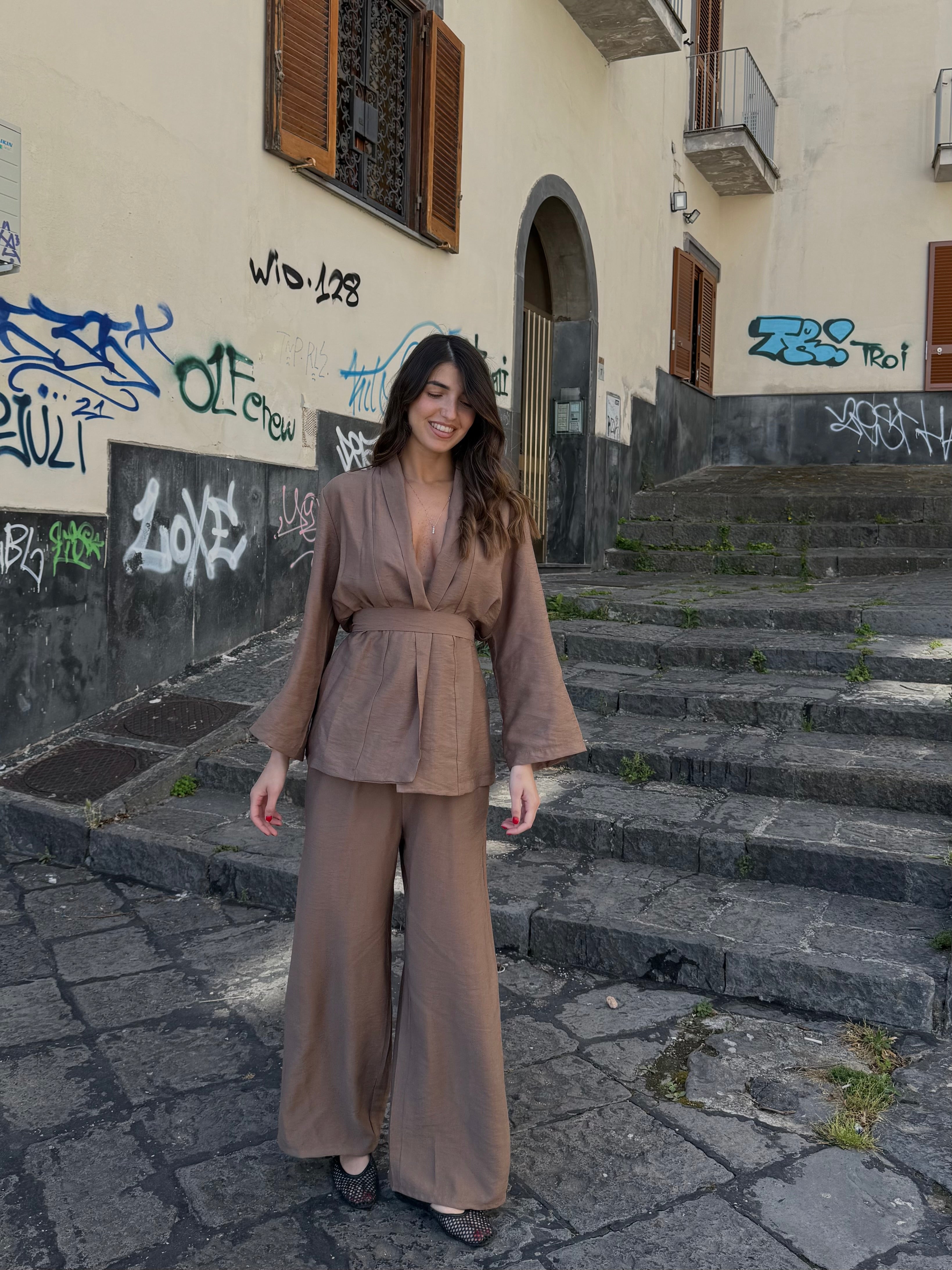 Tailleur Malta marrone - LadyB Shop Online