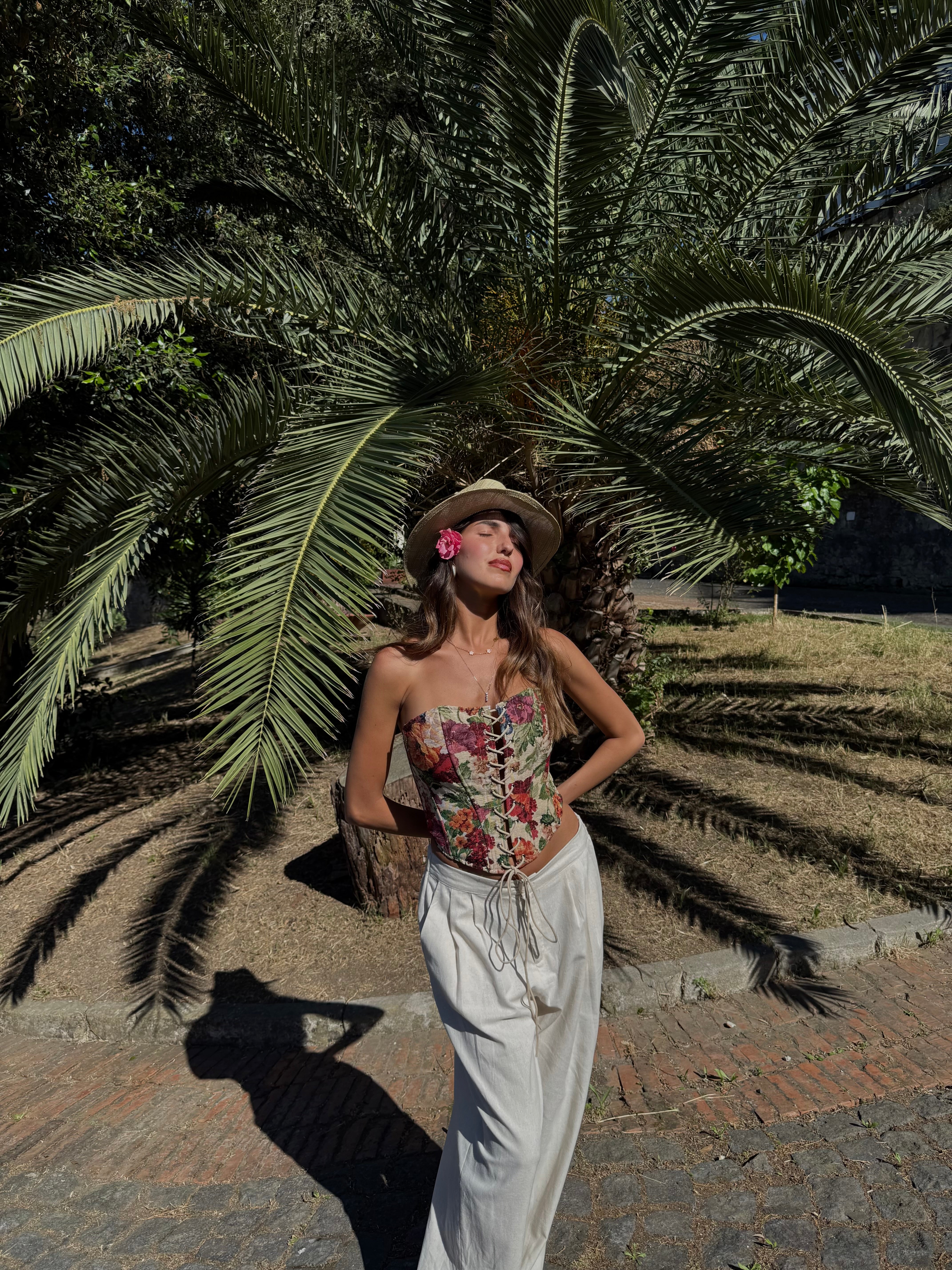 Corpetto fiori - LadyB Shop Online