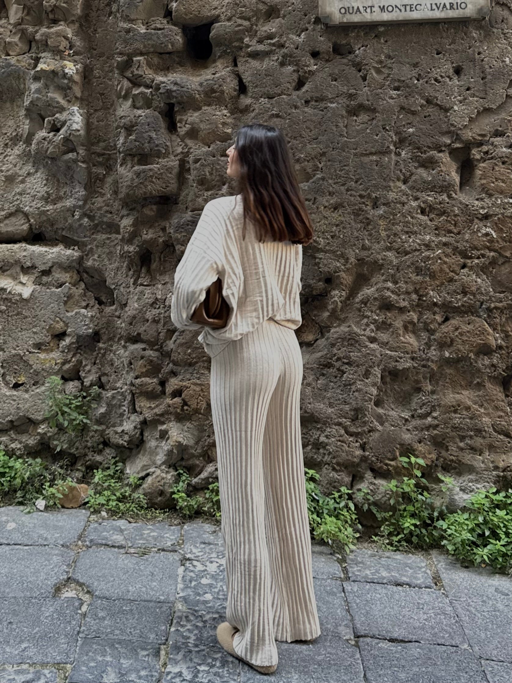 Coordinato comfy panna