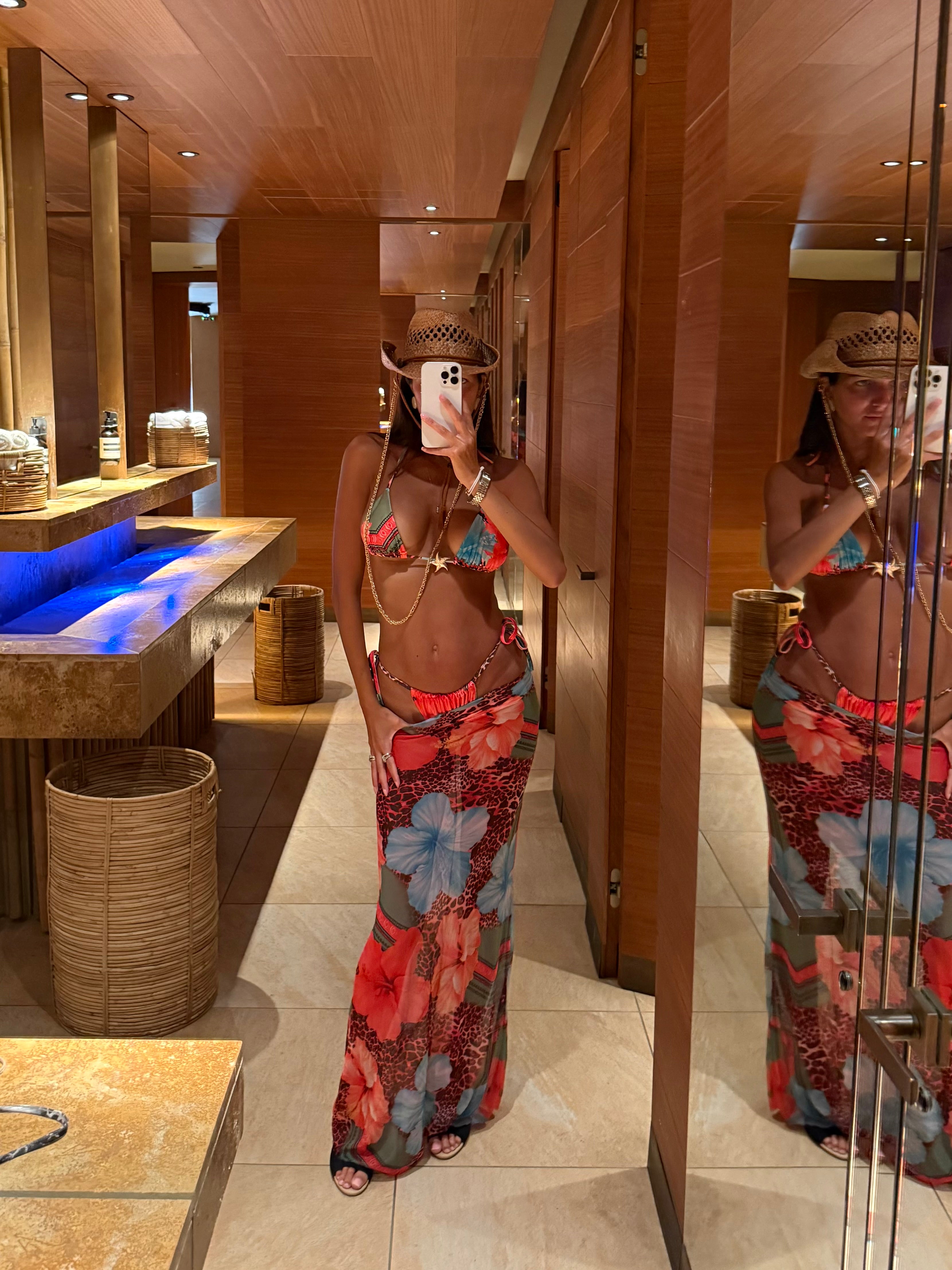 Copricostume + bikini zuma arancio - LadyB Shop Online